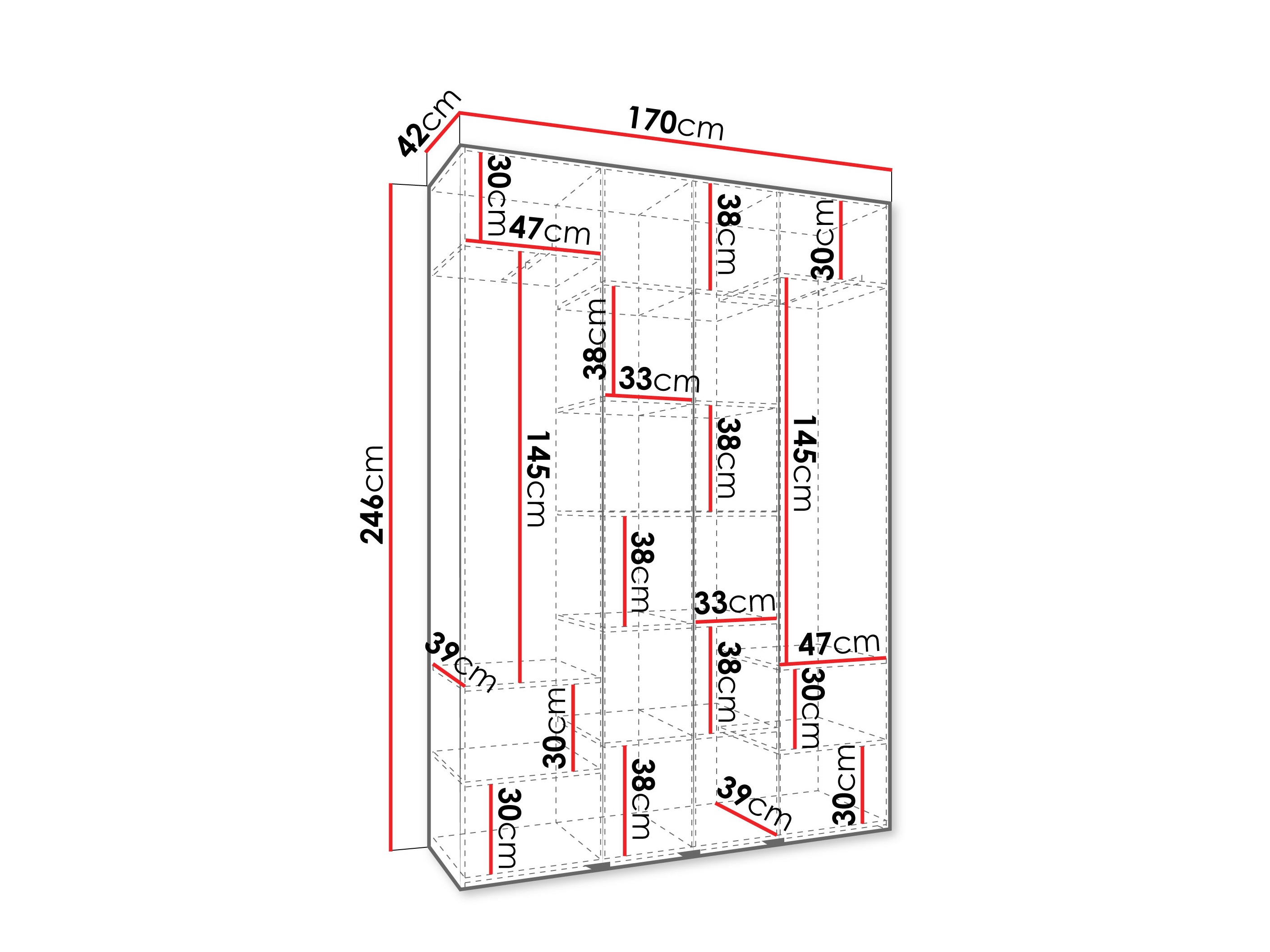 Шкаф Hartford 574 (Белый)