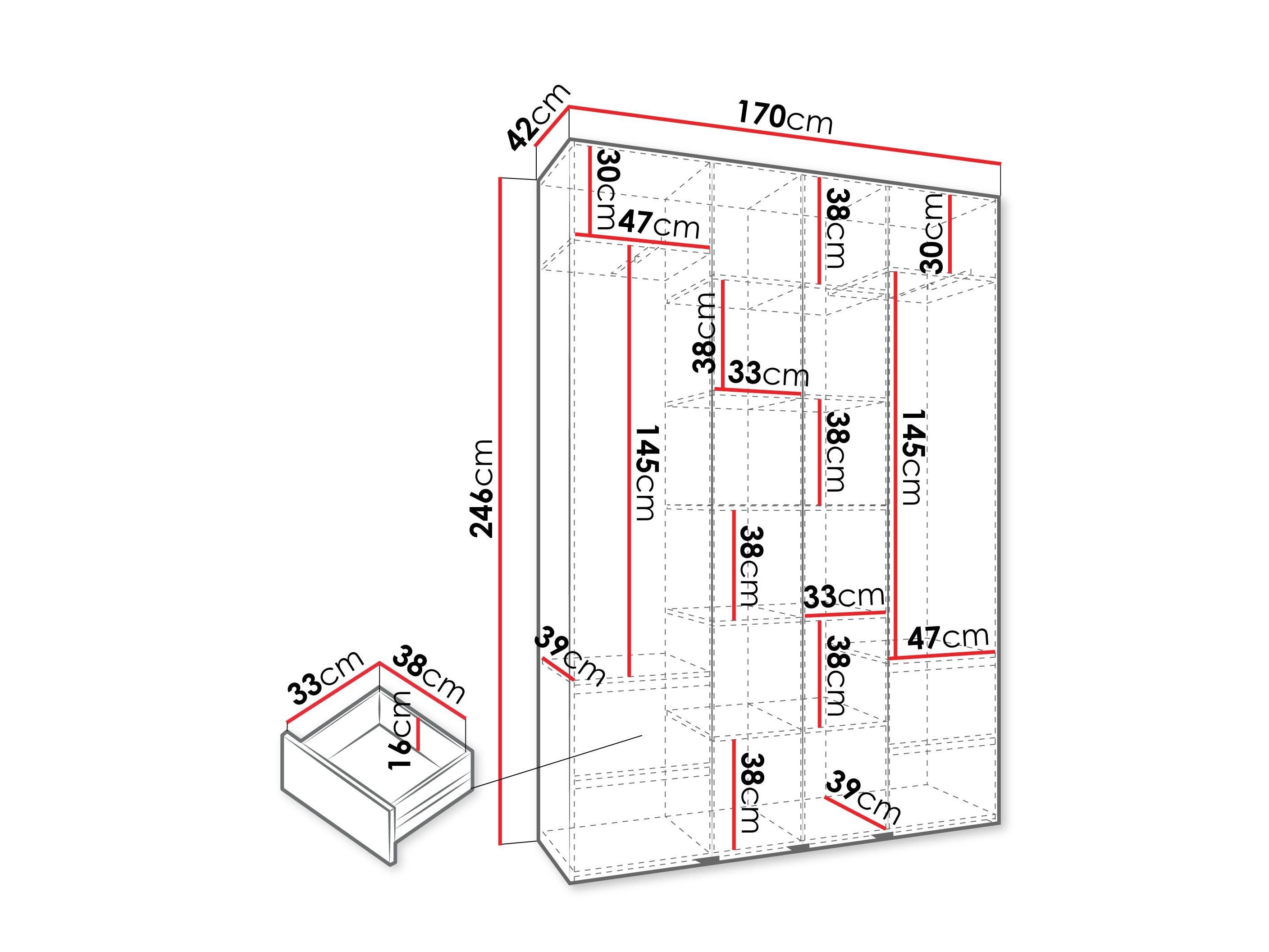 Шкаф Hartford 574 (Кашемир)