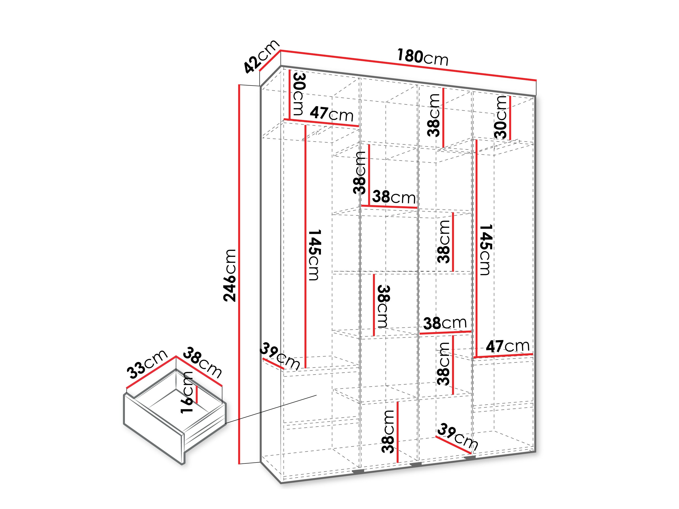 Шкаф Hartford 574 (Кашемир)
