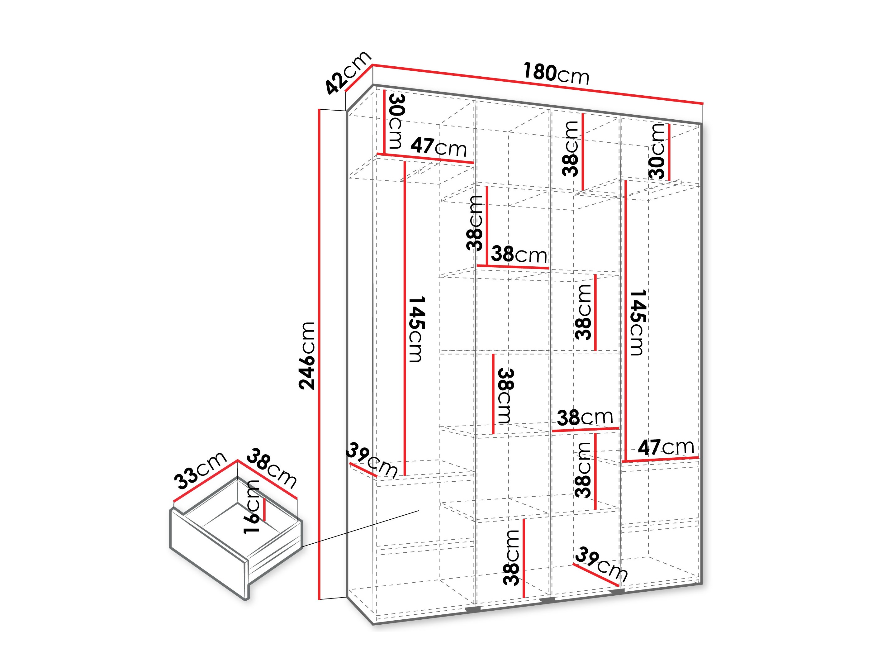 Шкаф Hartford 574 (Кашемир)