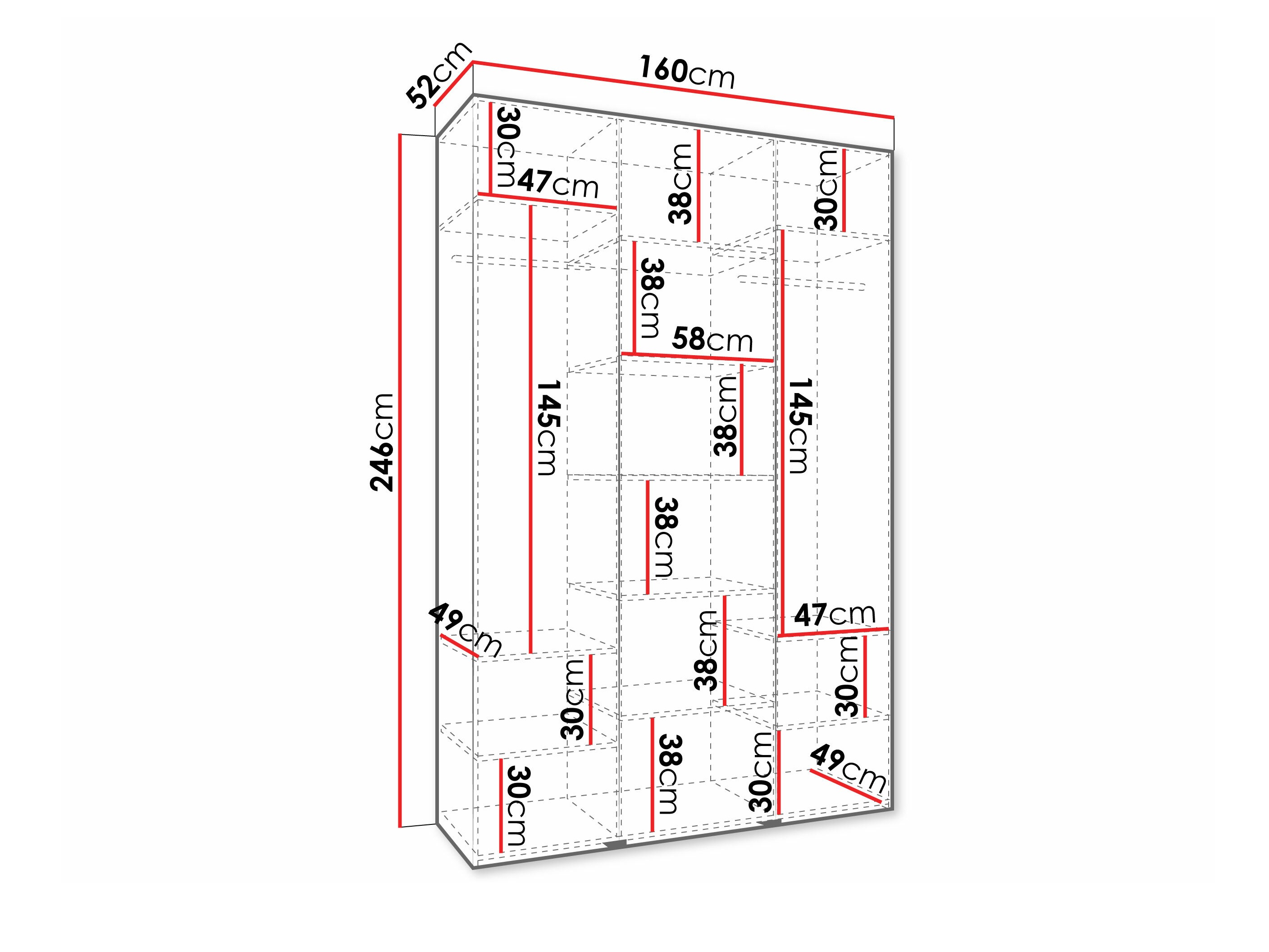 Skapis Hartford 573 (Balts)