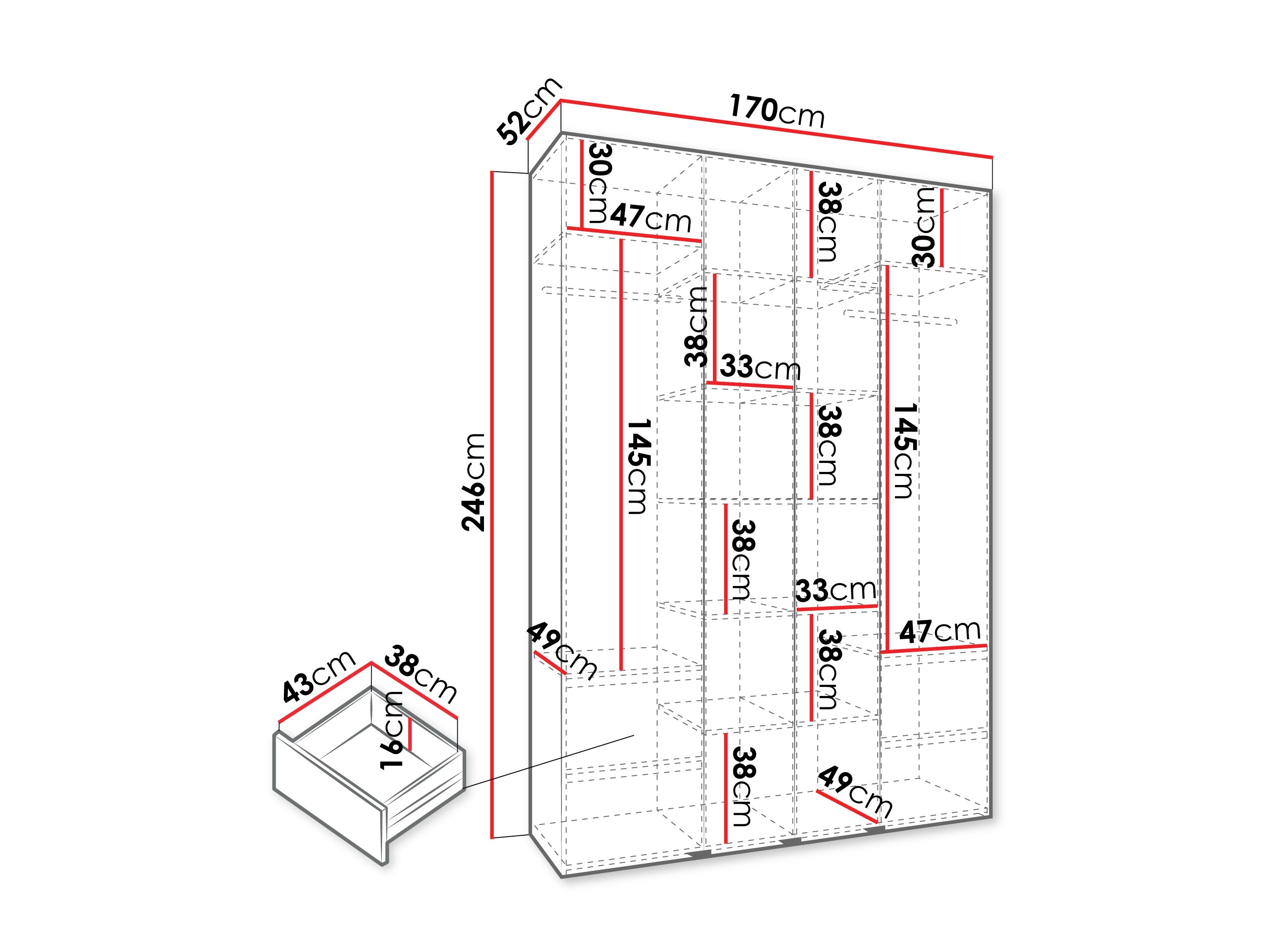 Skapis Hartford 574 (Kašmirs)