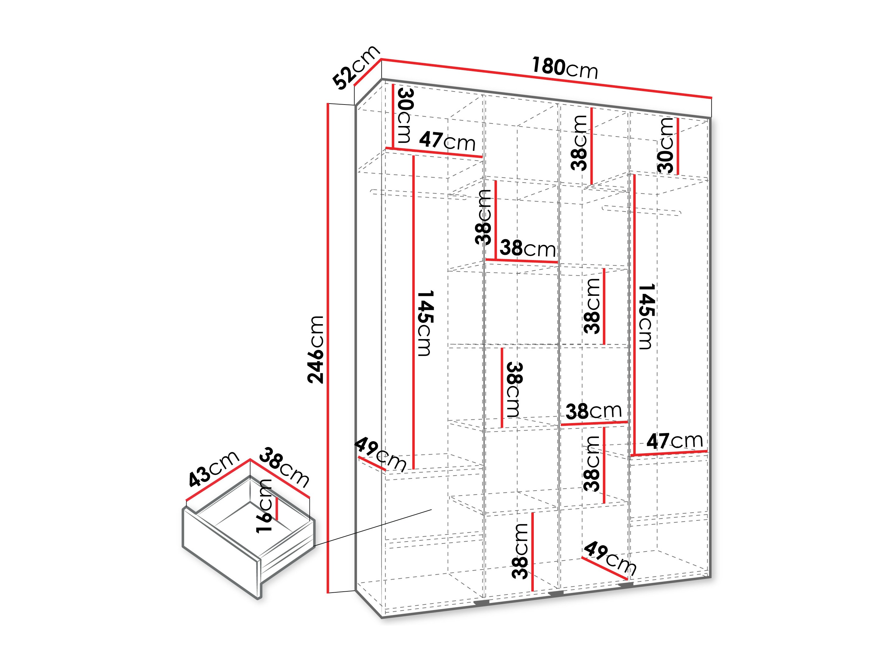 Skapis Hartford 574 (Kašmirs)