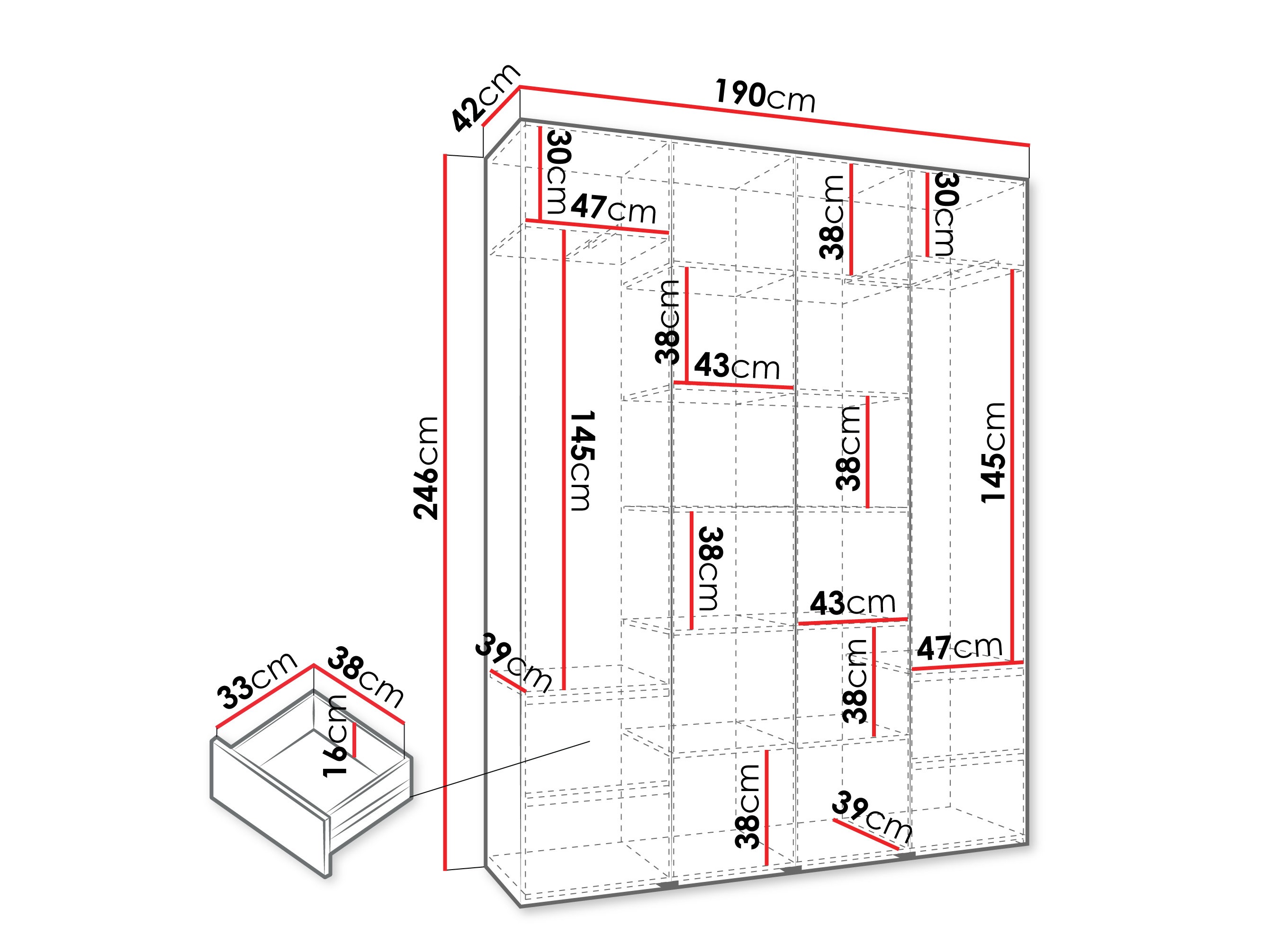 Skapis Hartford 574 (Kašmirs)