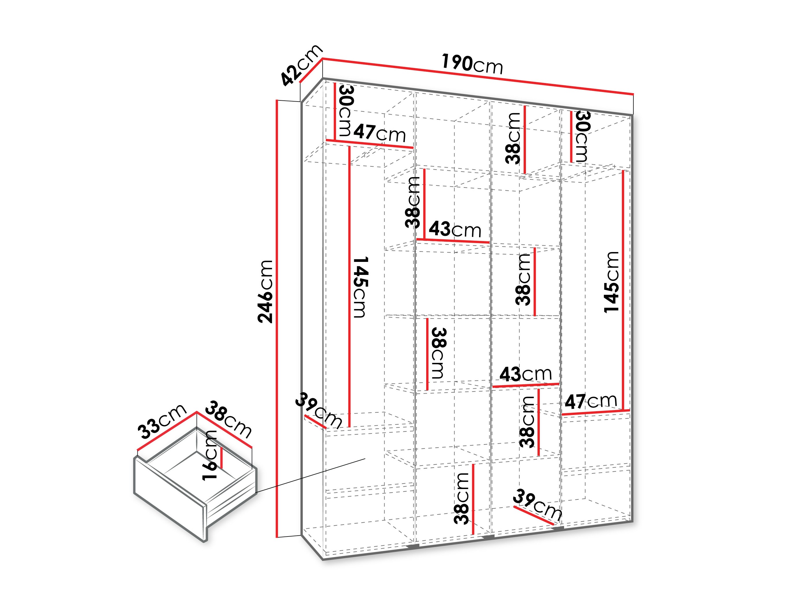 Skapis Hartford 574 (Kašmirs)