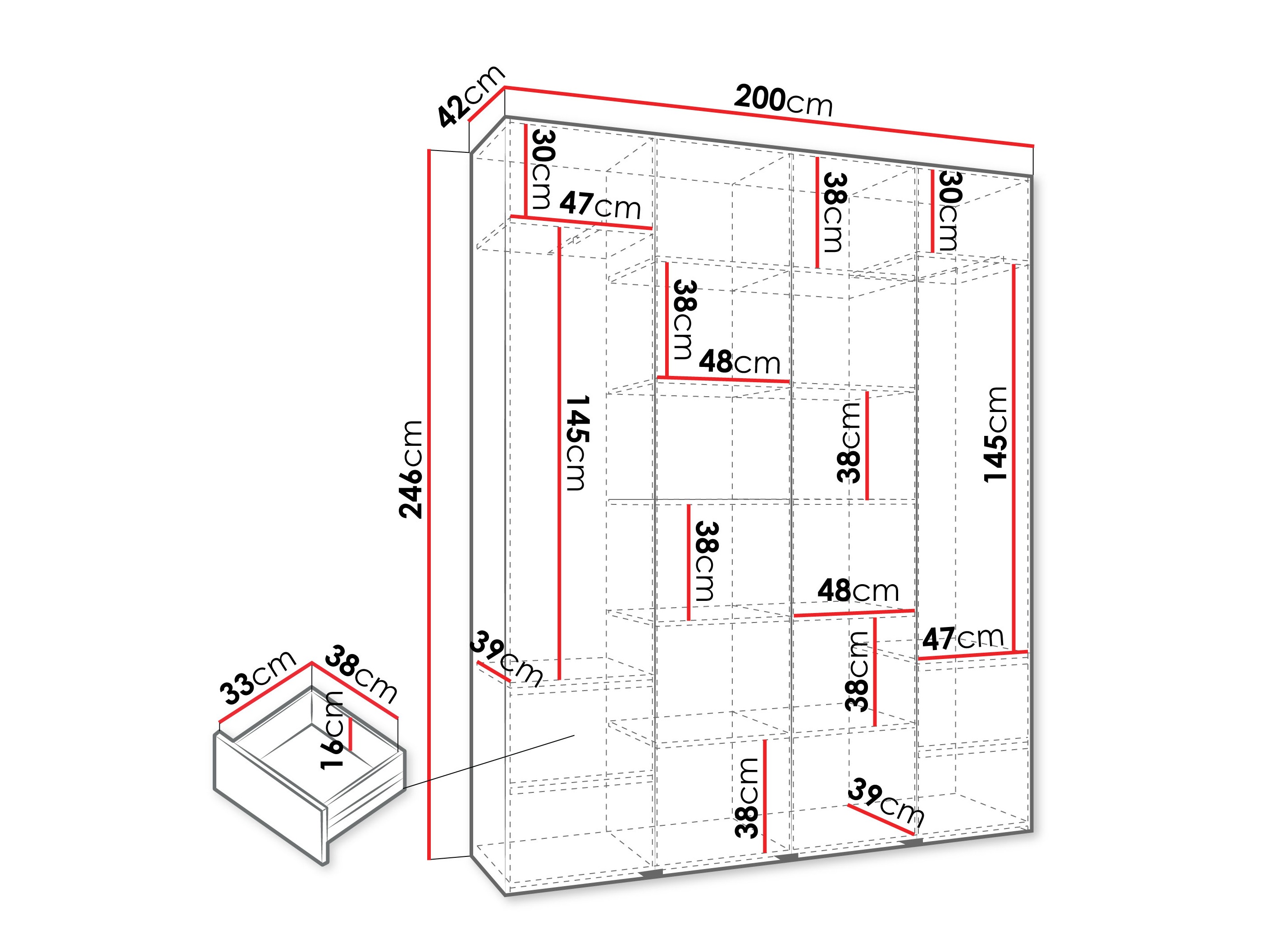 Skapis Hartford 574 (Kašmirs)
