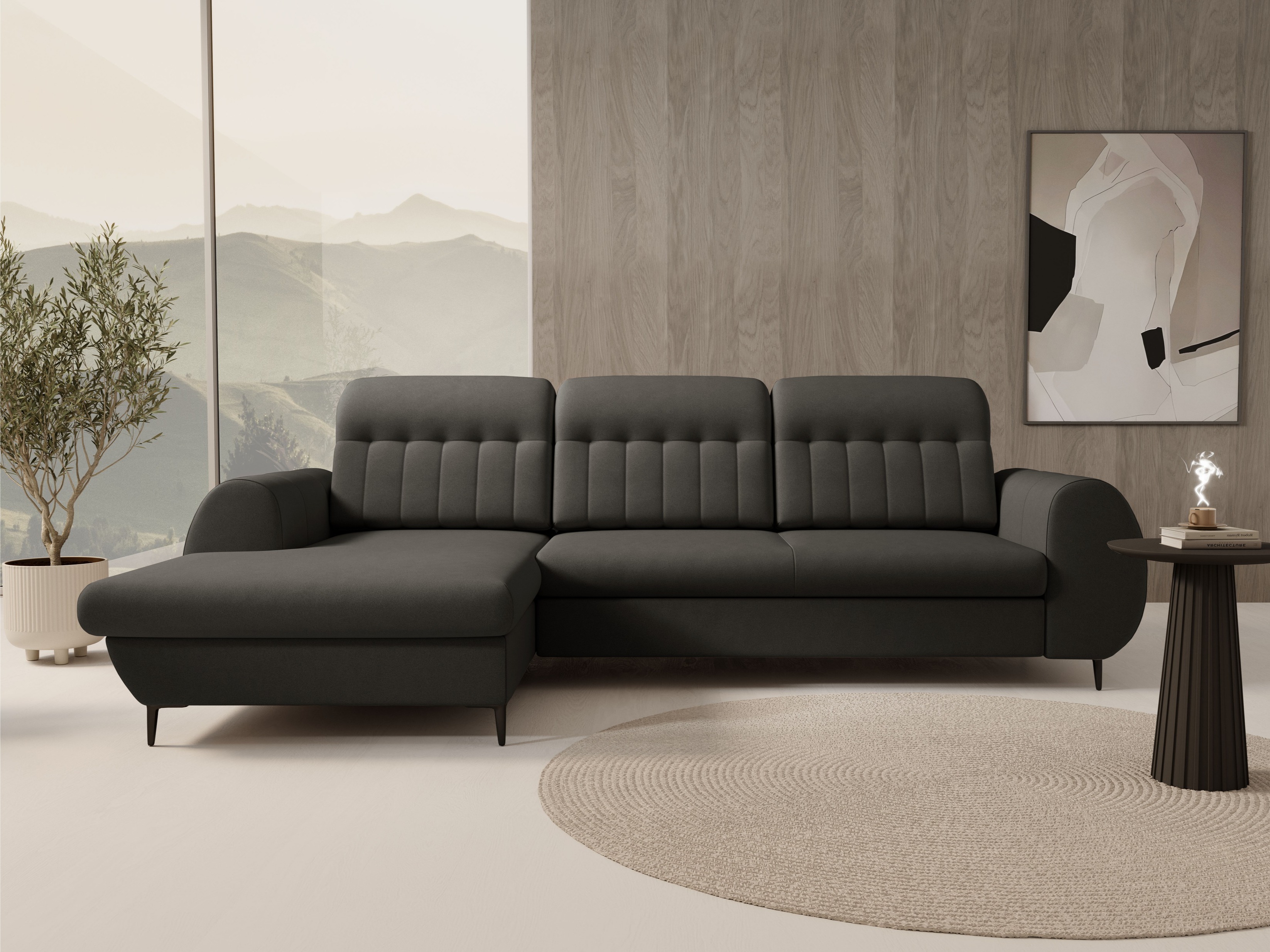 Stūra dīvāns Kingston 195 (Castel 93)