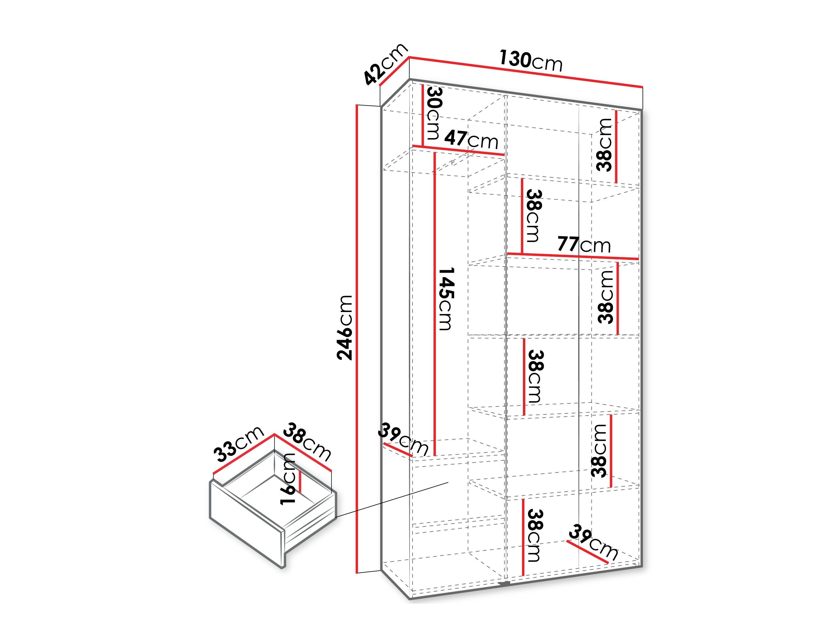Шкаф Hartford 544 (Кашемир)