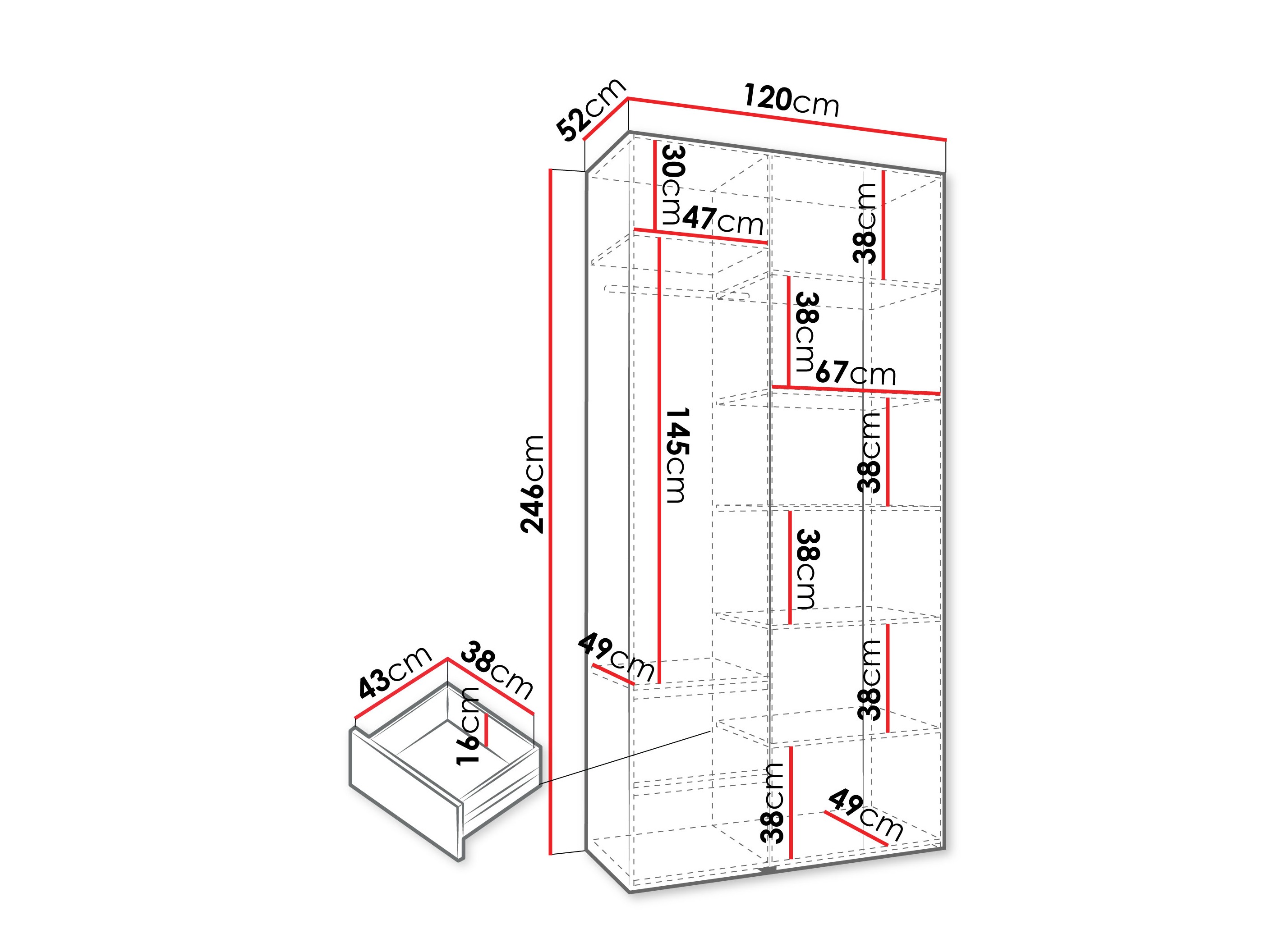 Skapis Hartford 544 (Kašmirs)