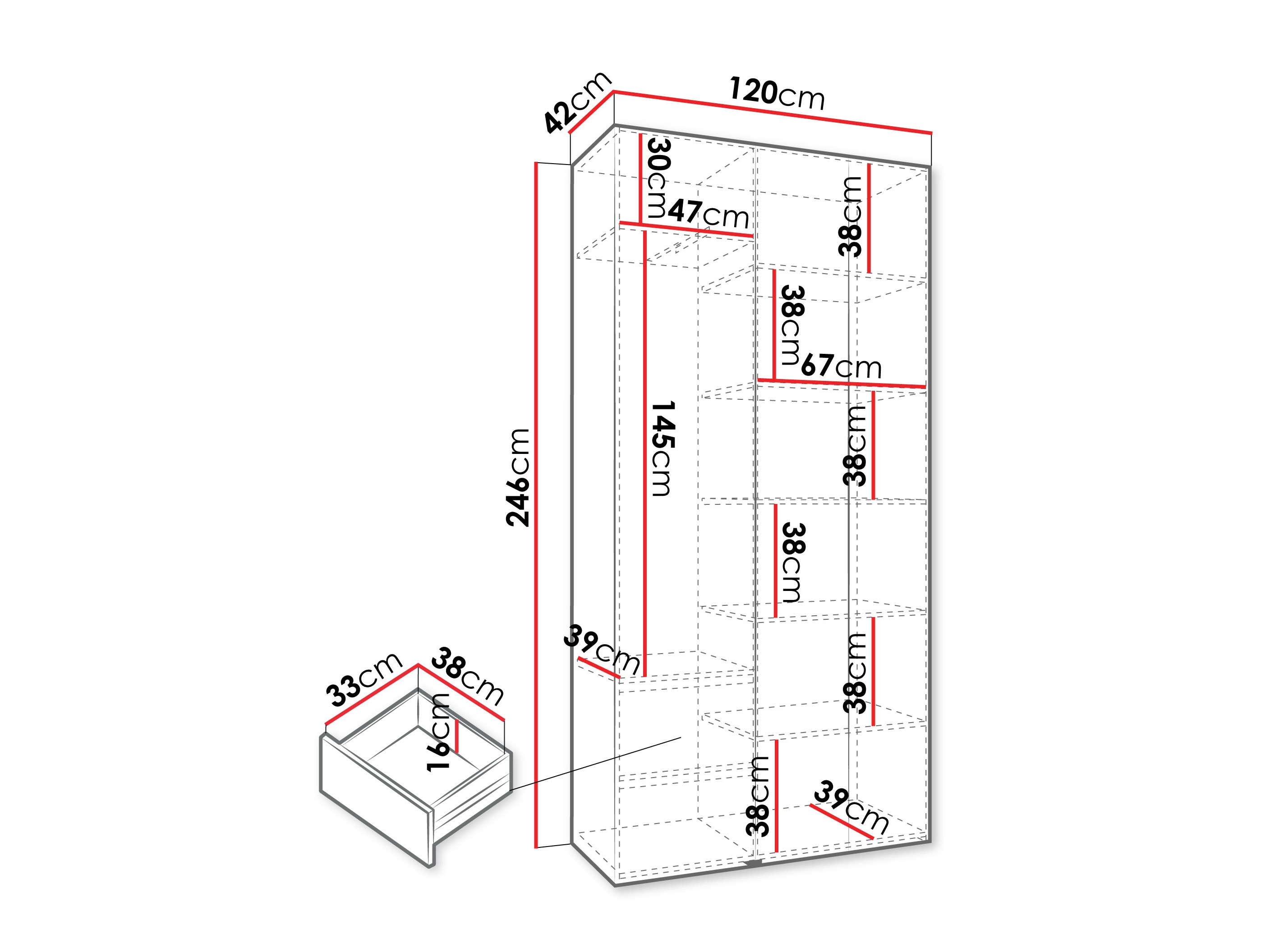 Skapis Hartford 544 (Kašmirs)