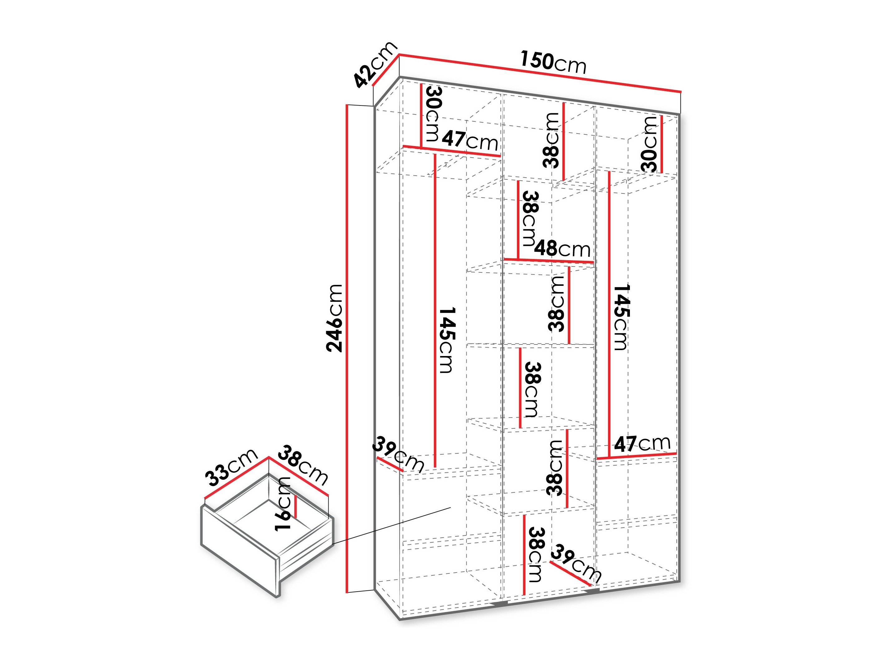 Skapis Hartford 544 (Kašmirs)