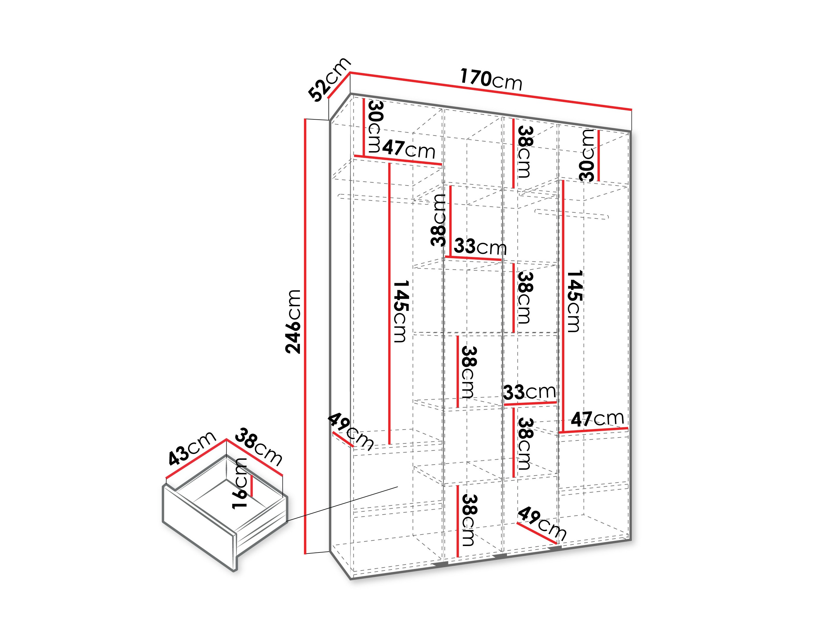 Skapis Hartford 554 (Kašmirs)