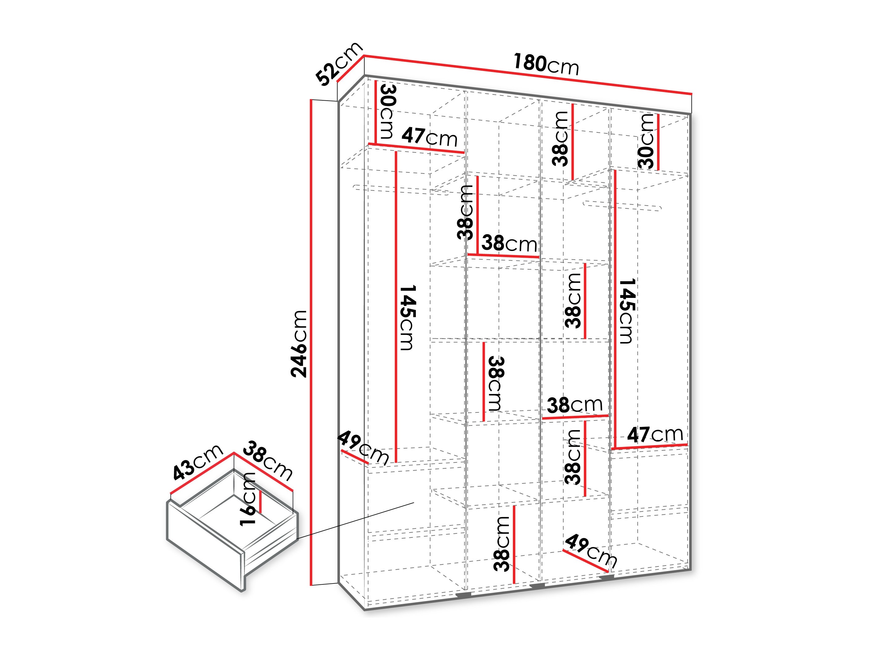 Skapis Hartford 554 (Kašmirs)