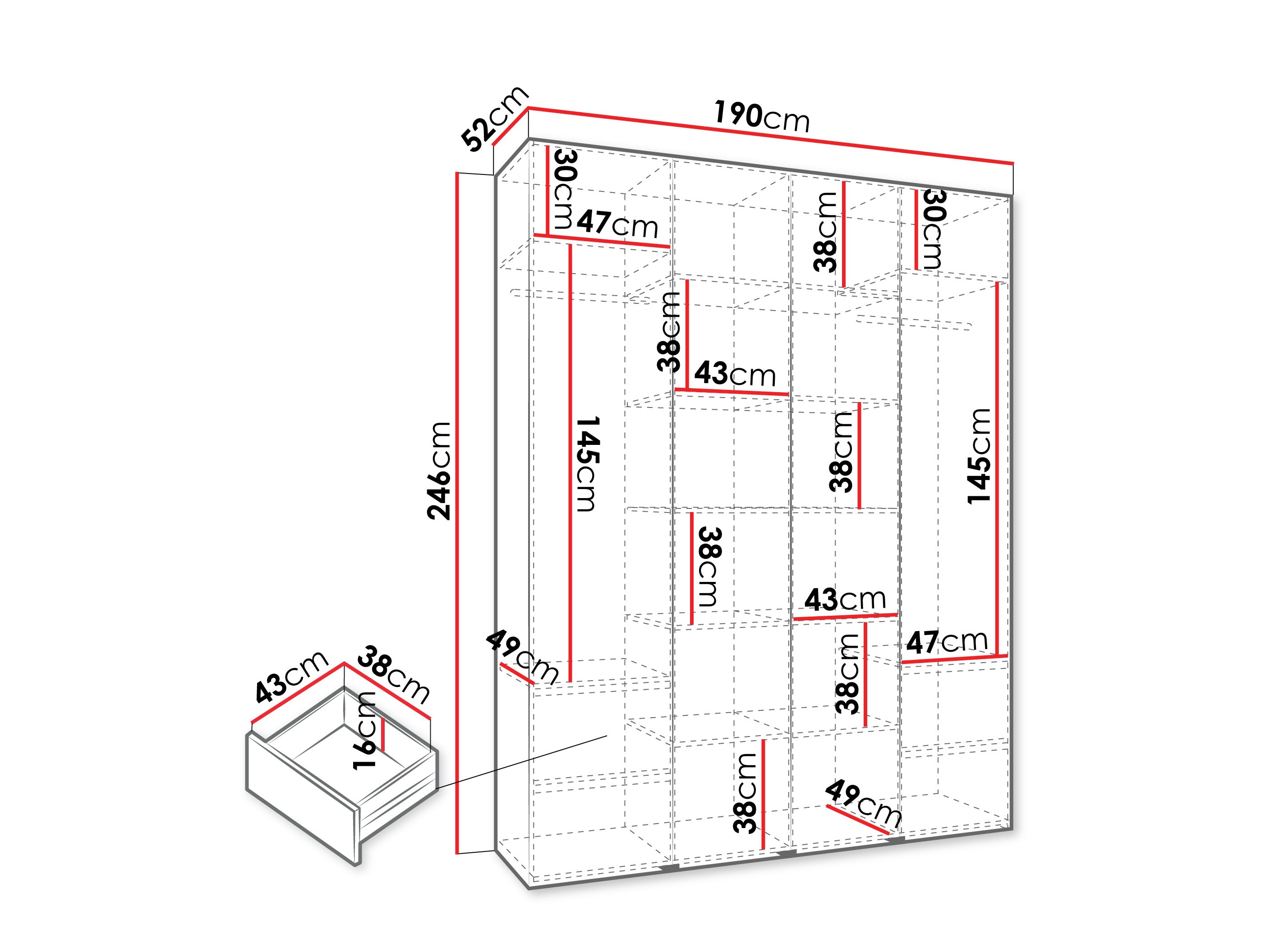 Skapis Hartford 554 (Kašmirs)