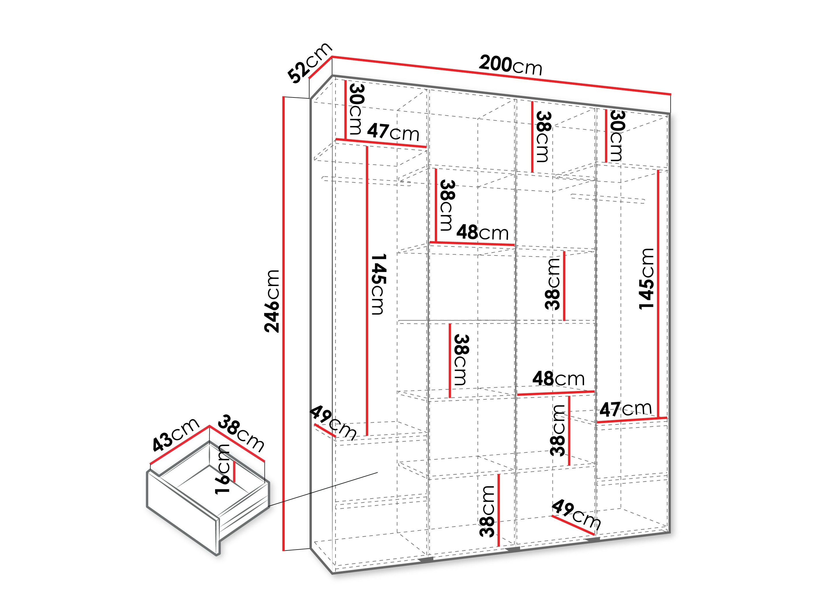 Skapis Hartford 554 (Kašmirs)
