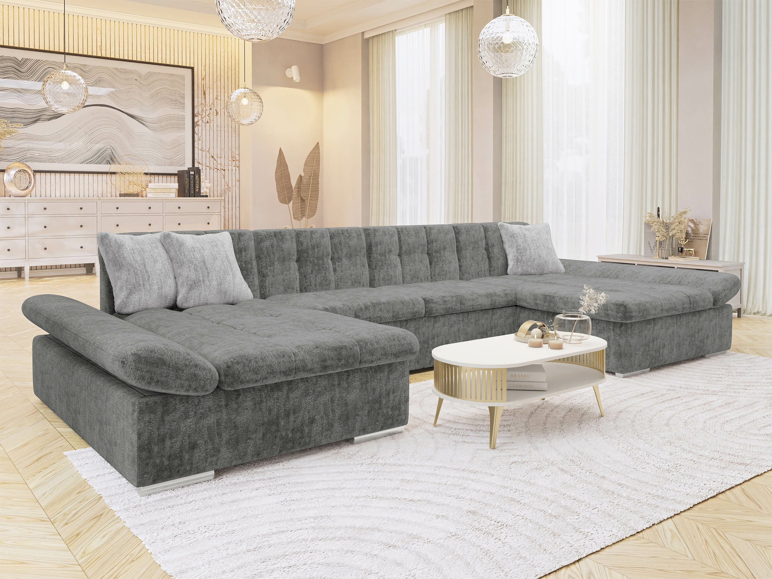 Stūra dīvāns Comfivo Ficus II (Miu 2058 + Miu 2059)
