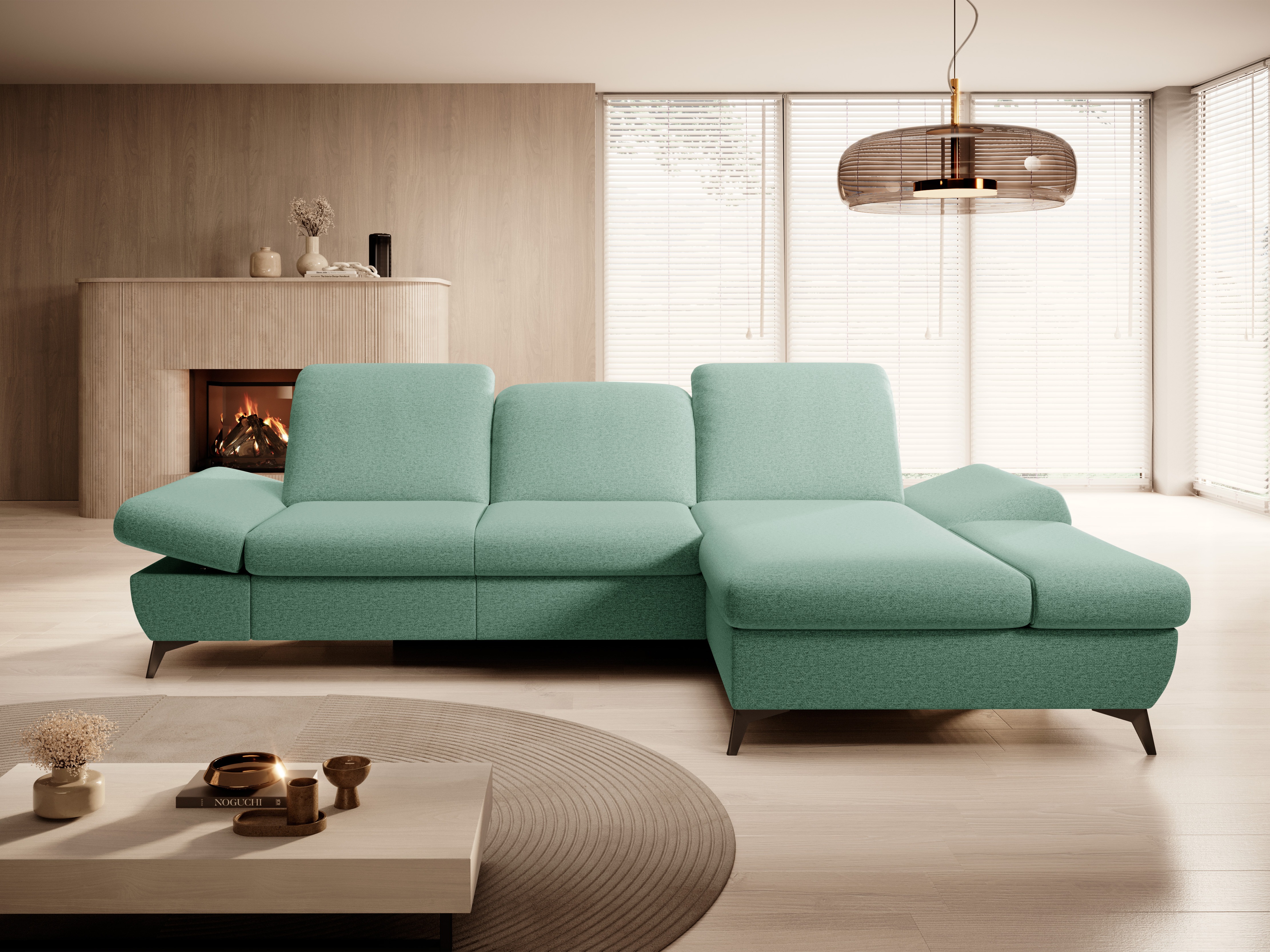 Stūra dīvāns Kingston 190 (Matana 10)