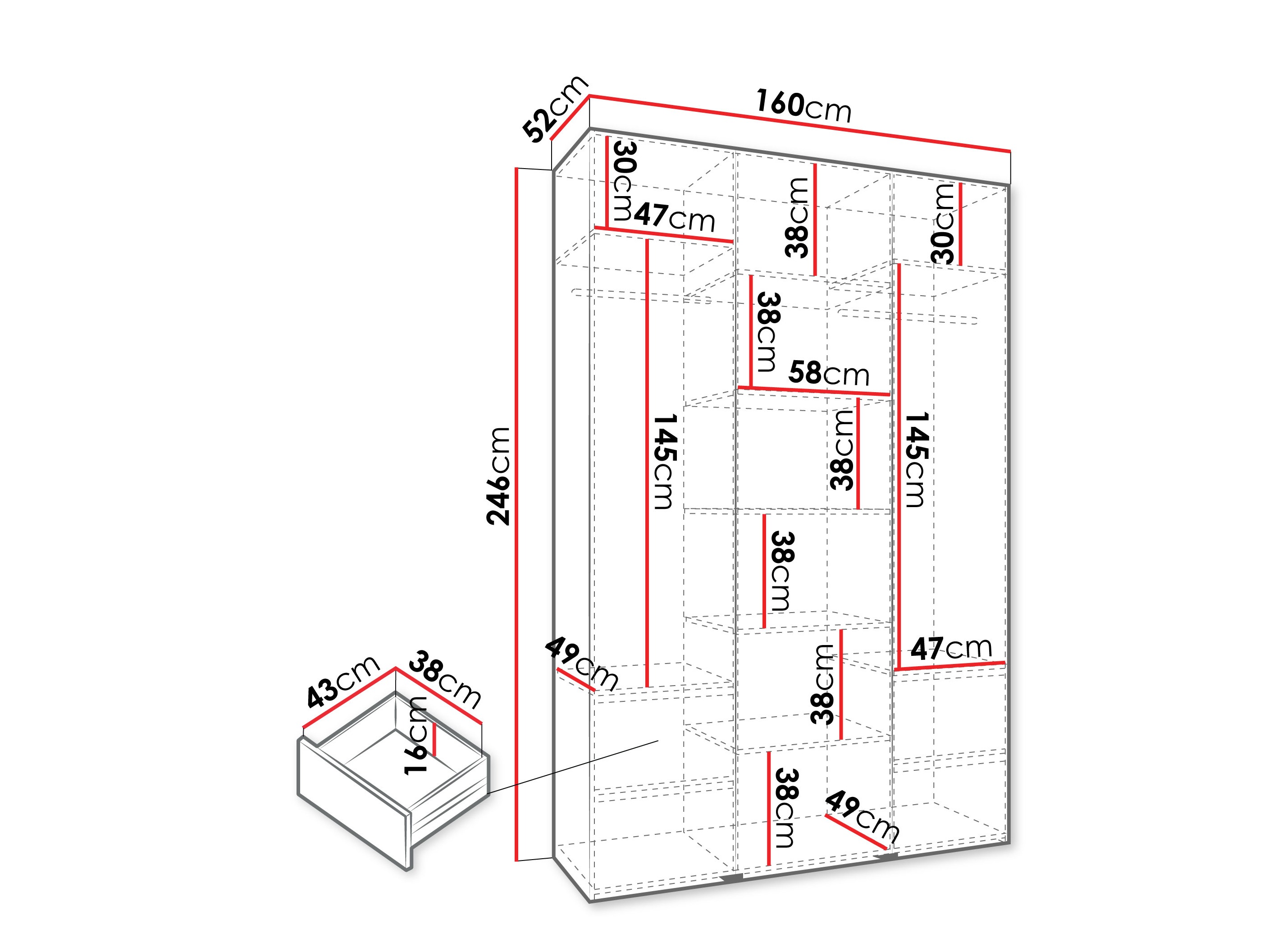 Skapis Hartford 544 (Kašmirs)