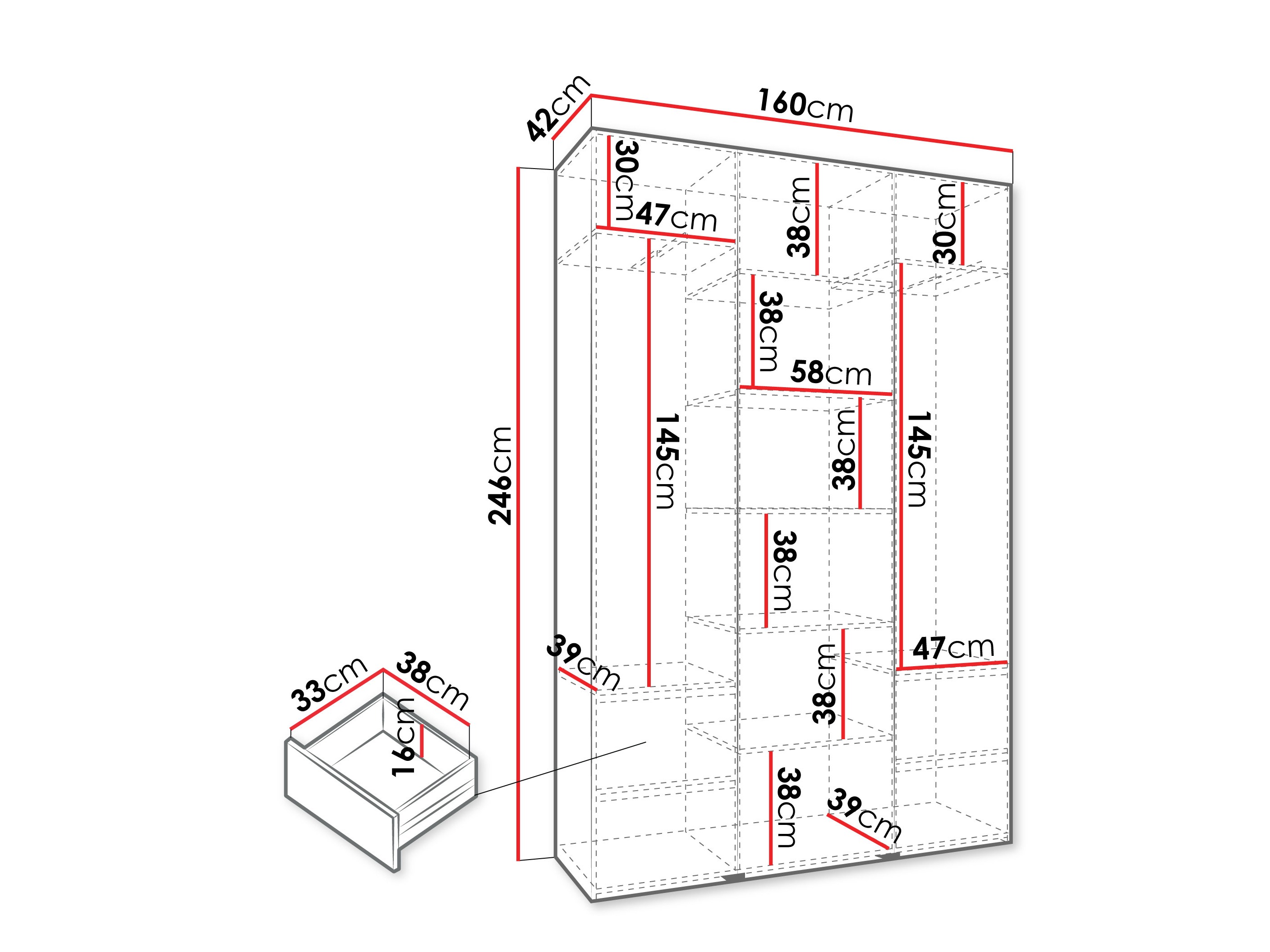 Skapis Hartford 544 (Kašmirs)