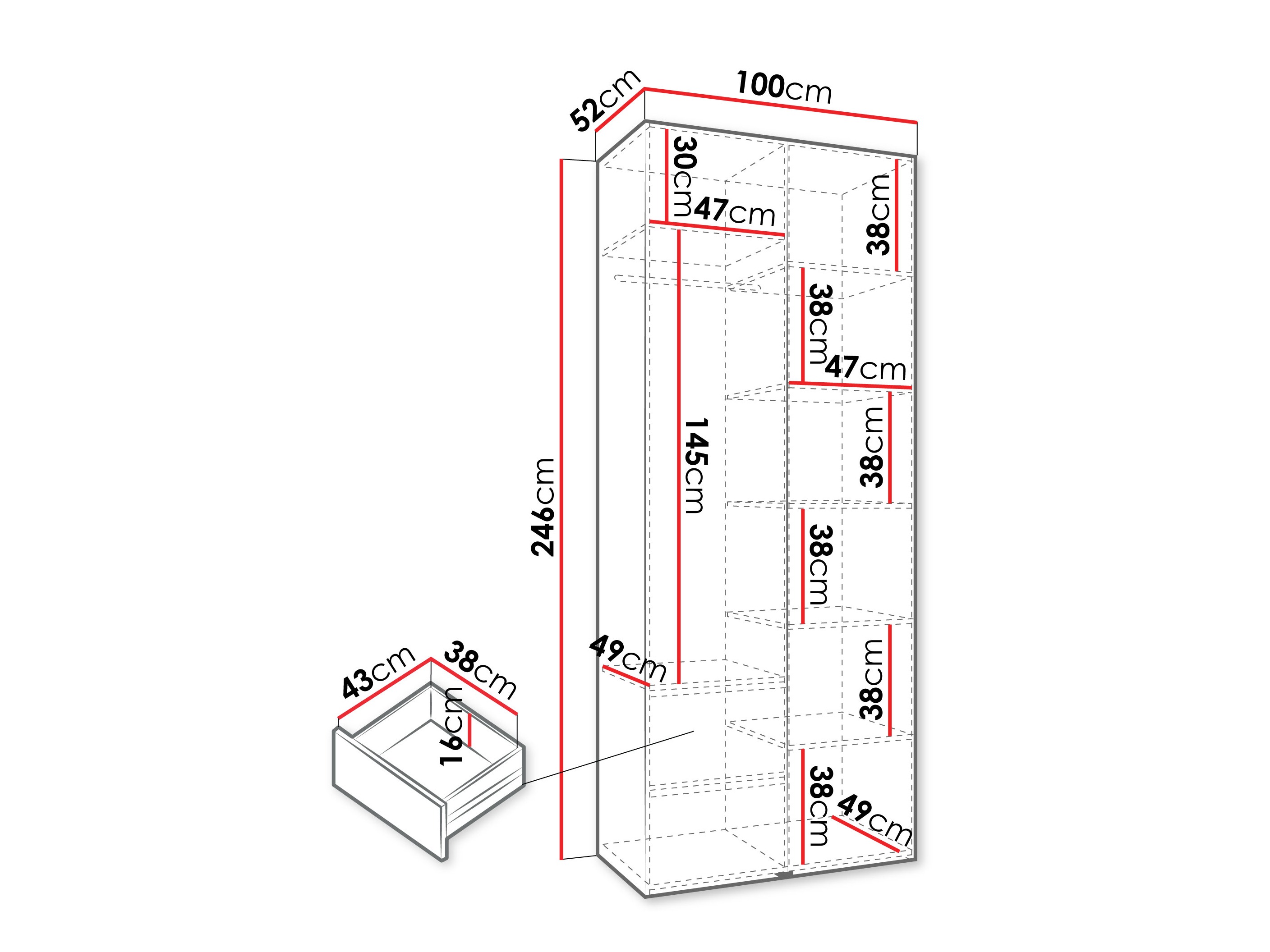 Skapis Hartford 562 (Kašmirs)