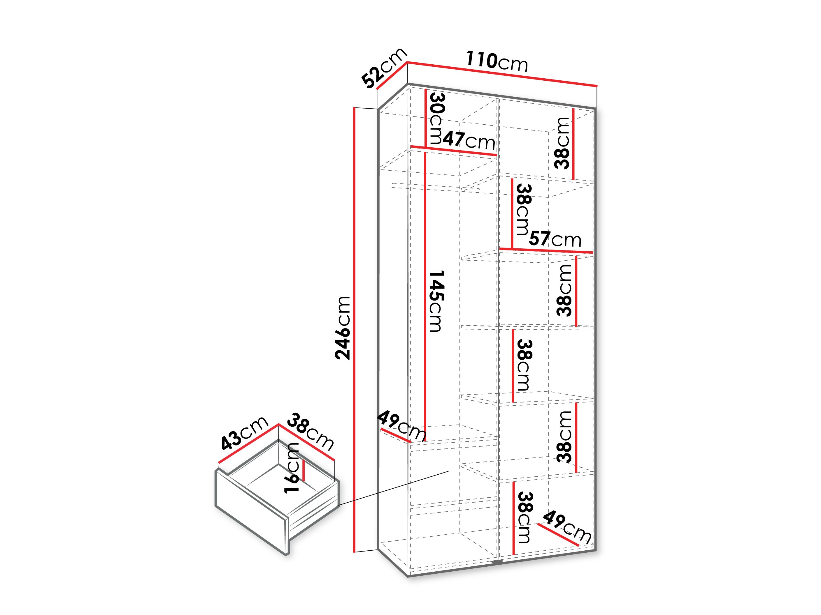 Skapis Hartford 562 (Kašmirs)