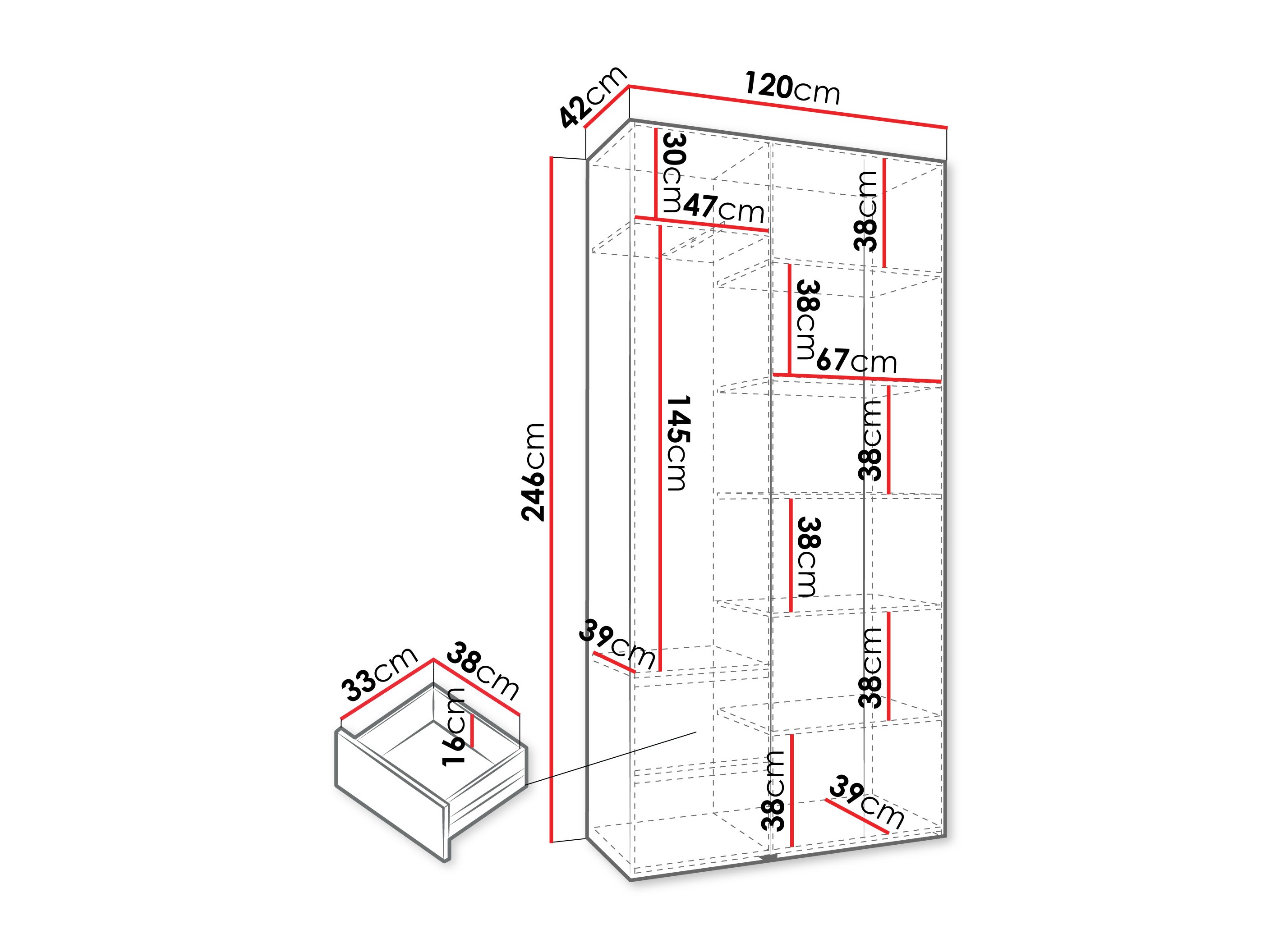 Skapis Hartford 563 (Kašmirs)