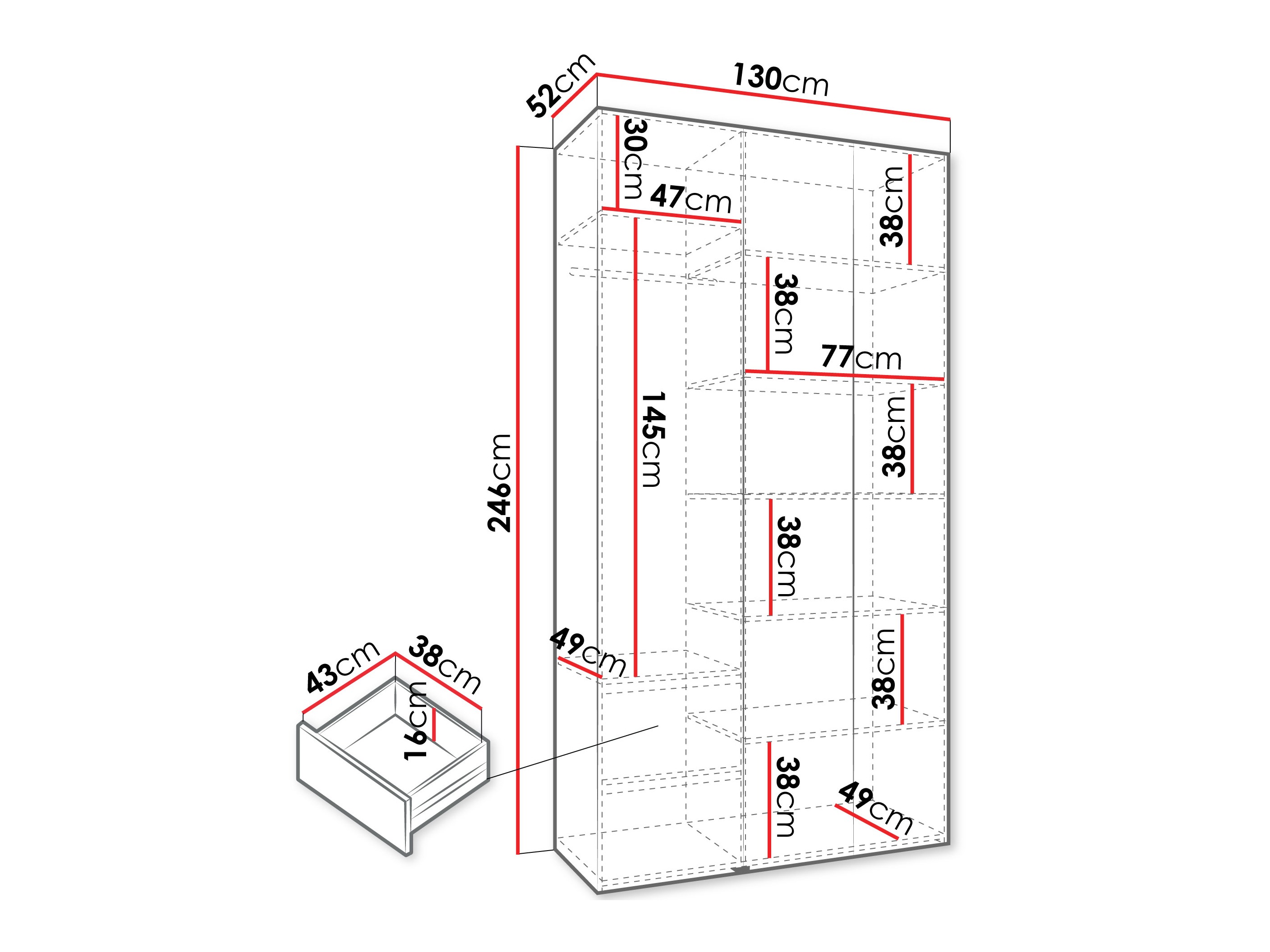 Skapis Hartford 563 (Kašmirs)