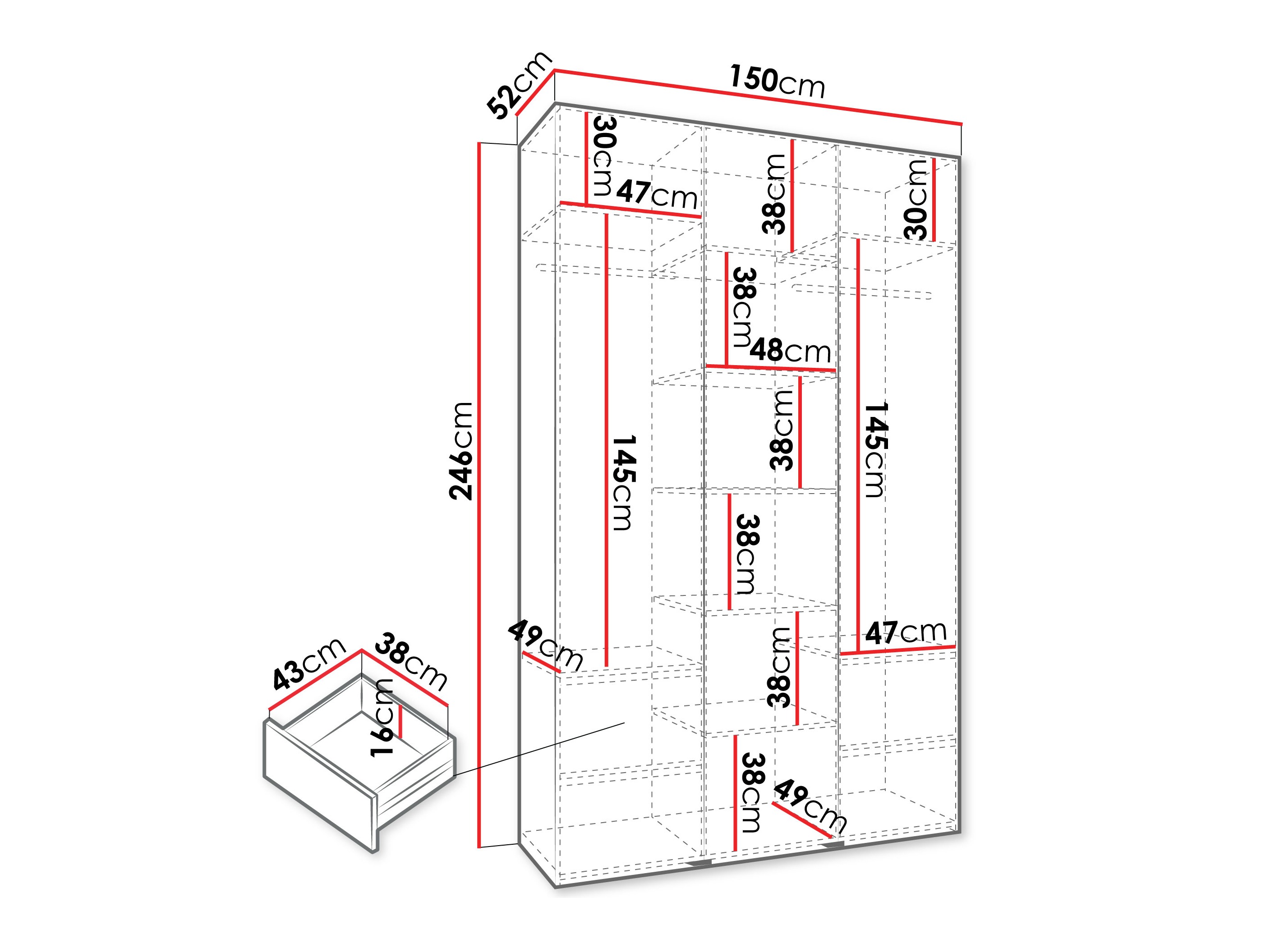 Skapis Hartford 563 (Kašmirs)