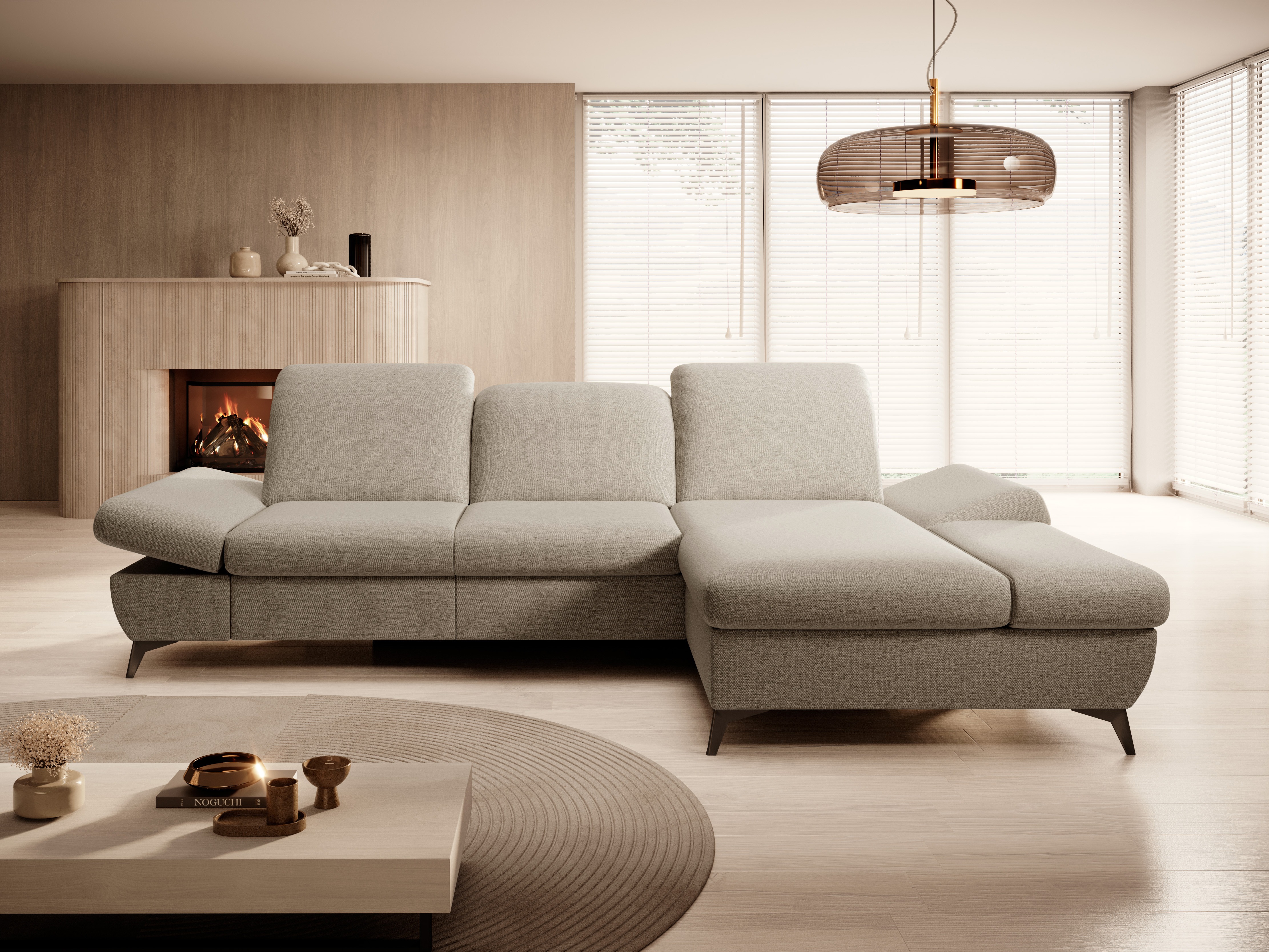 Stūra dīvāns Kingston 190 (Matana 18)