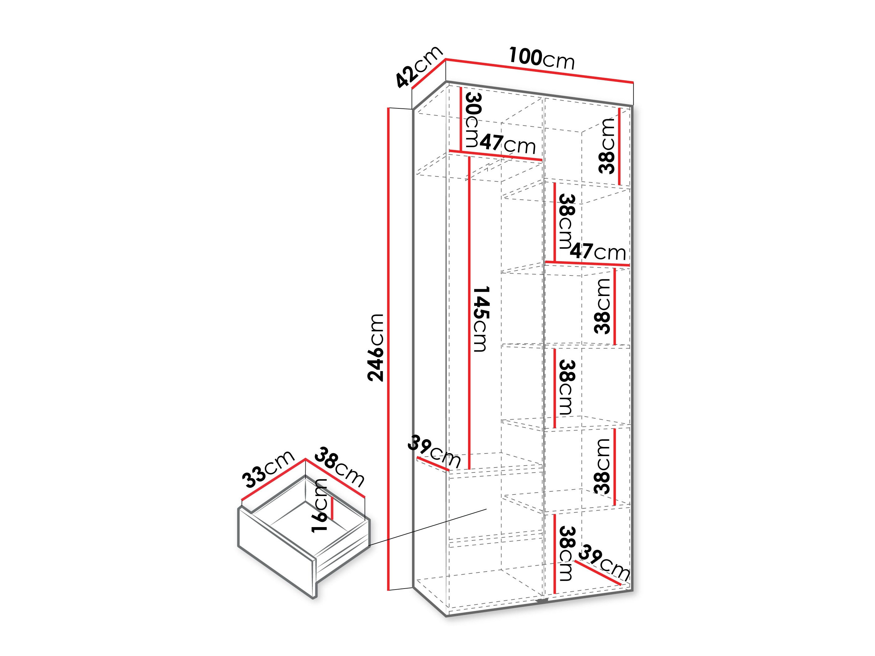 Шкаф Hartford 569 (Кашемир)