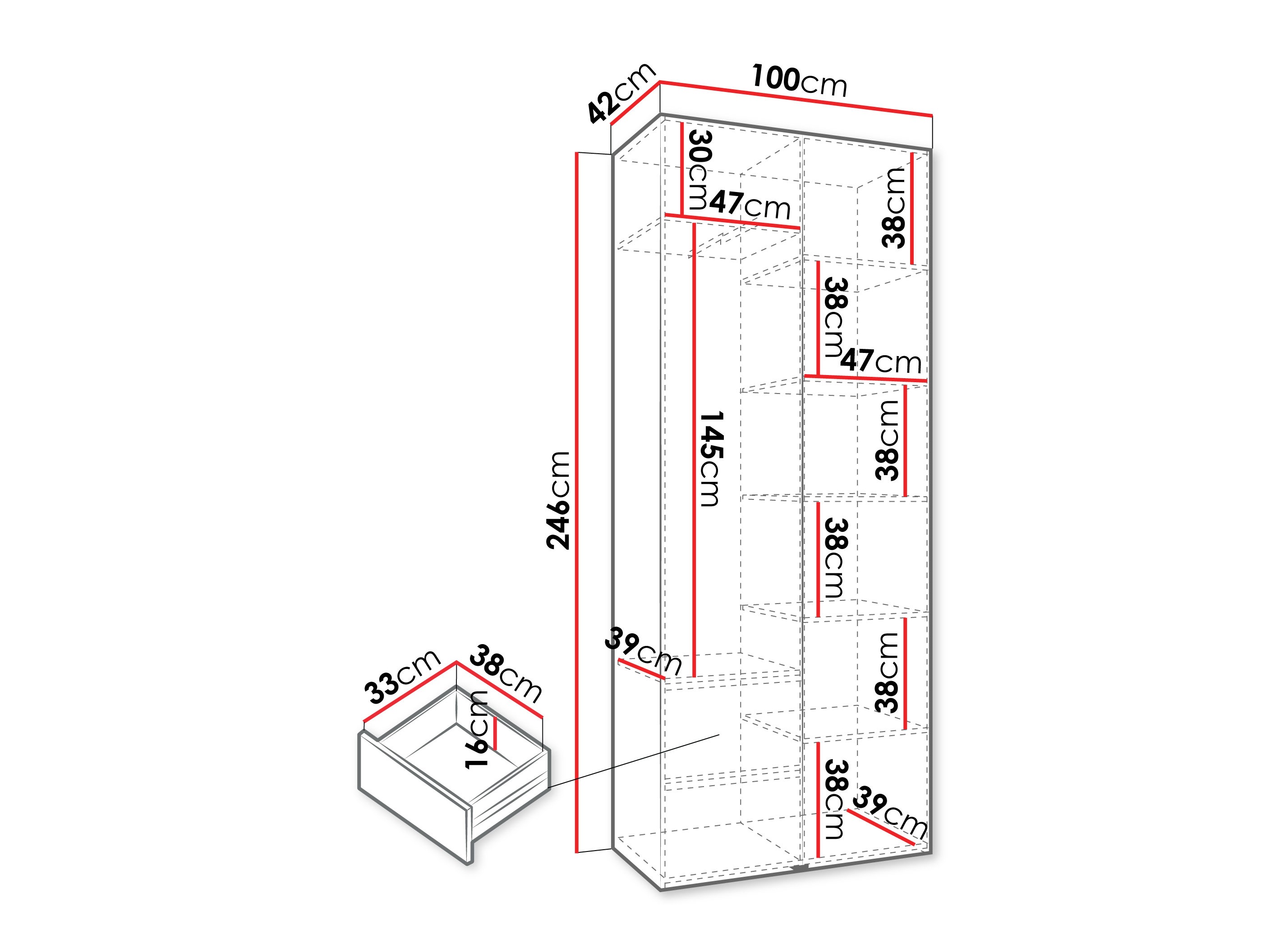 Шкаф Hartford 569 (Кашемир)