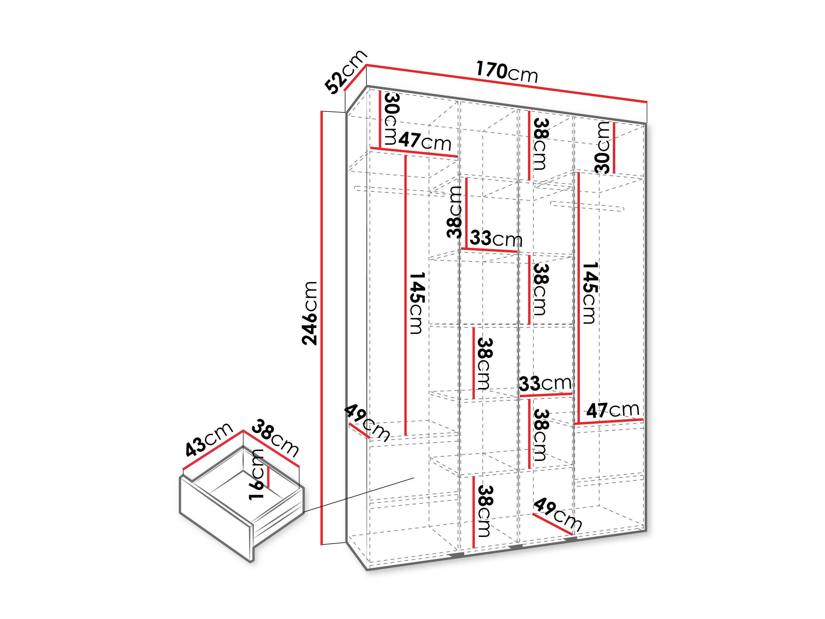Skapis Hartford 564 (Kašmirs)