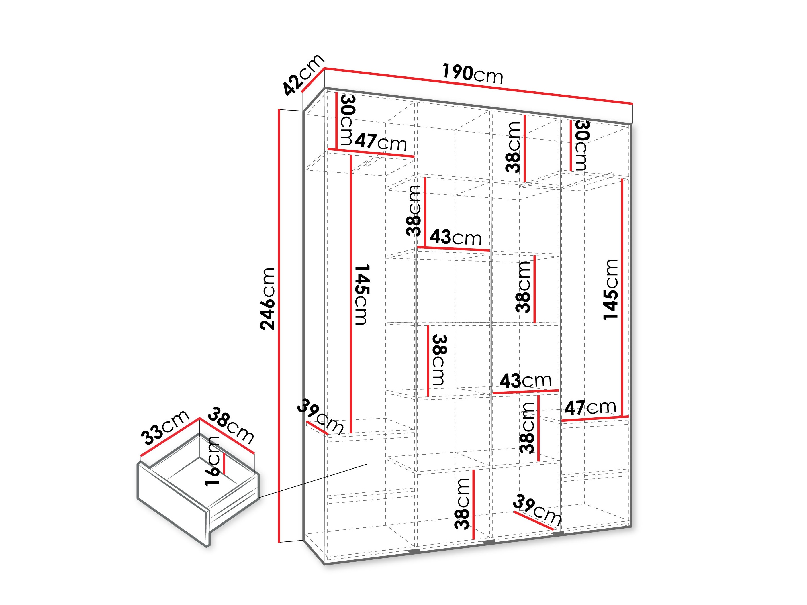 Skapis Hartford 564 (Kašmirs)