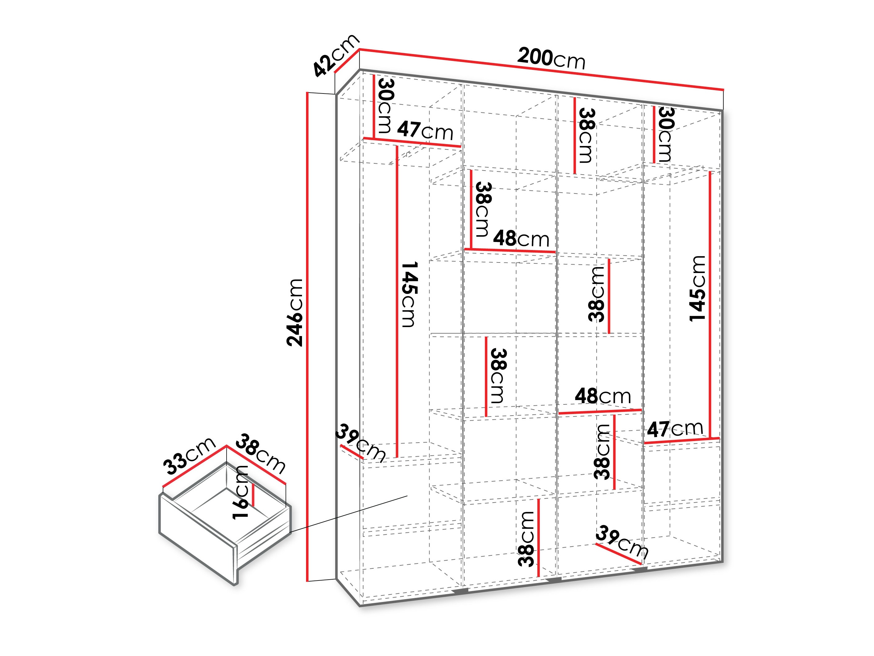 Skapis Hartford 564 (Kašmirs)