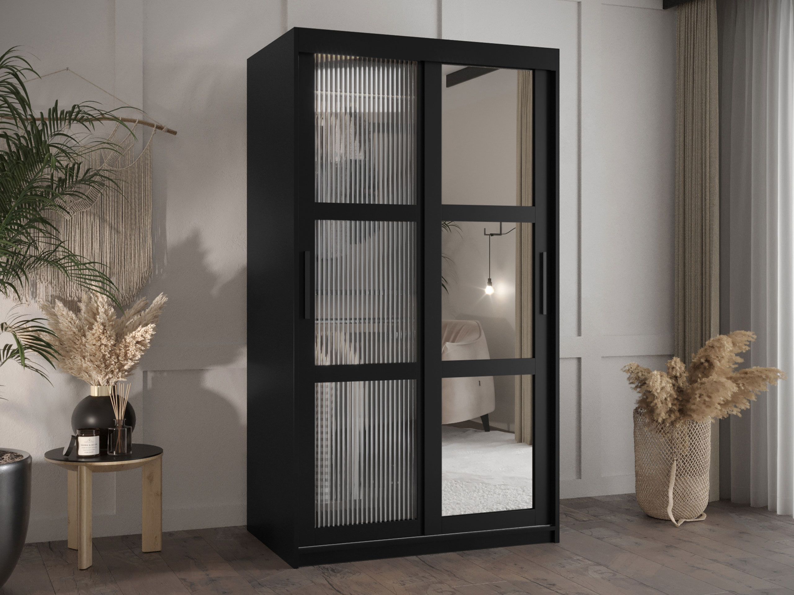 Skapis Hartford 576 (Melns)