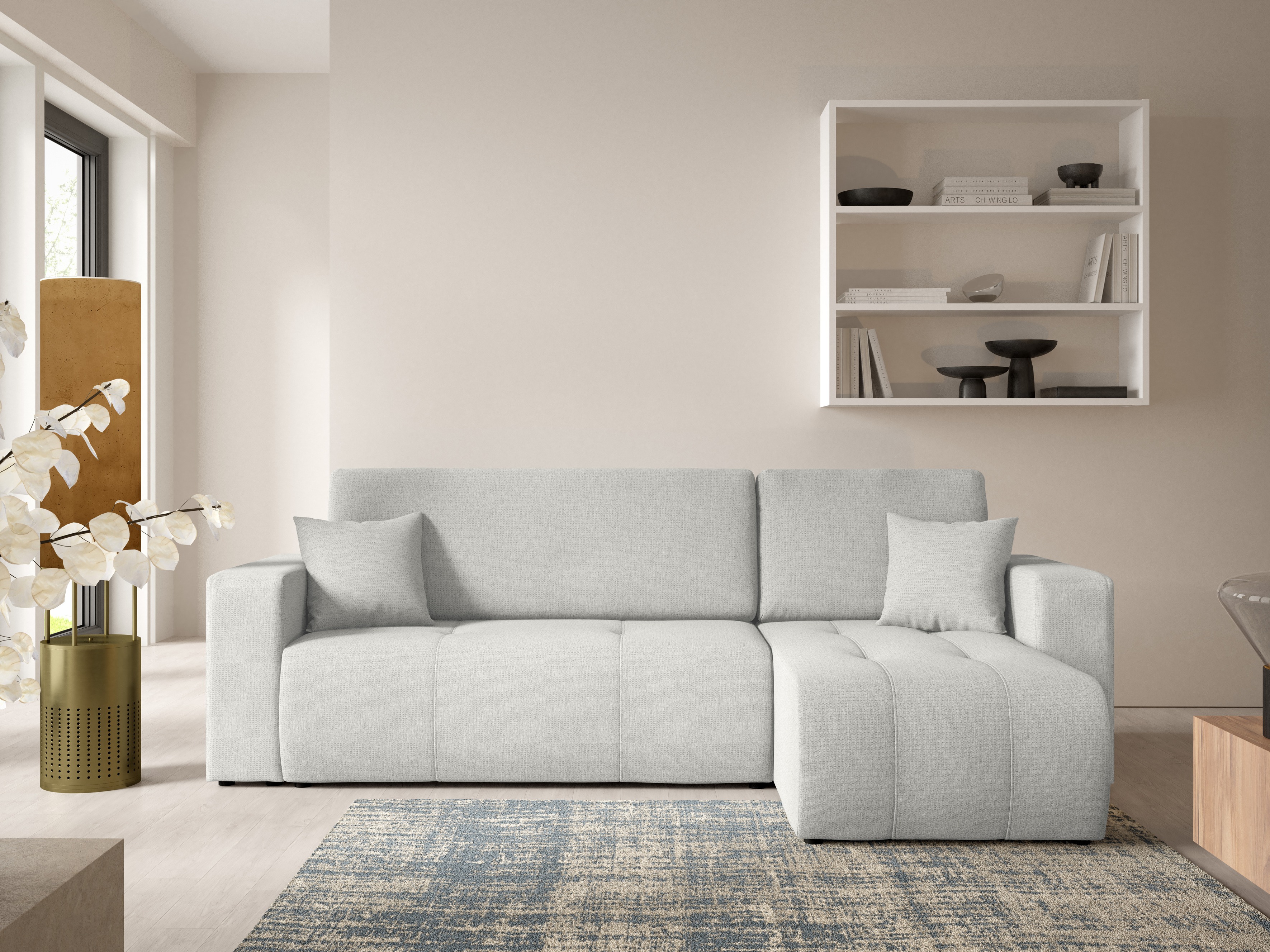 Stūra dīvāns Franklin 186 (Aragon 80)