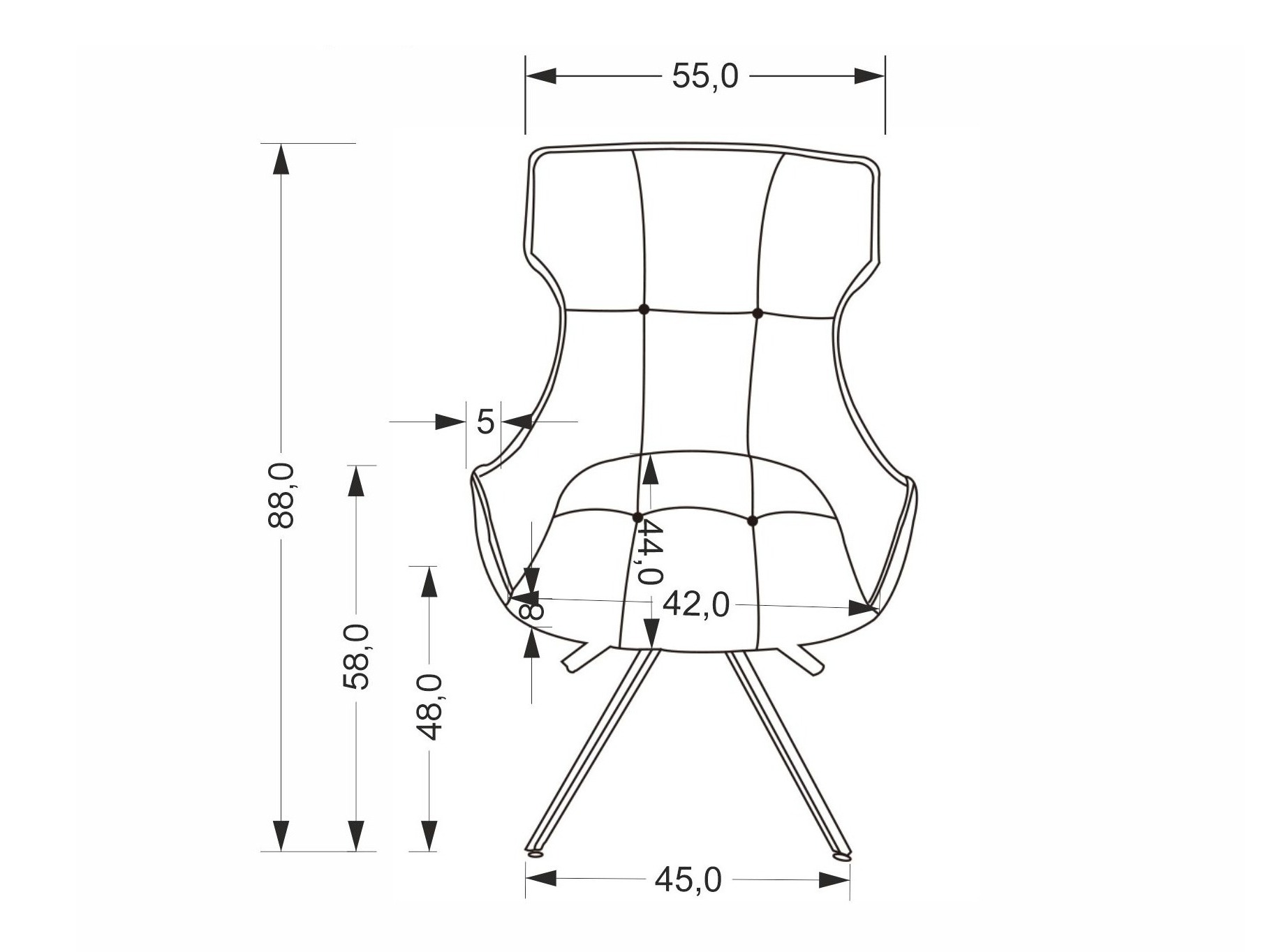 Krēsls Houston 2055 (Bēšs)