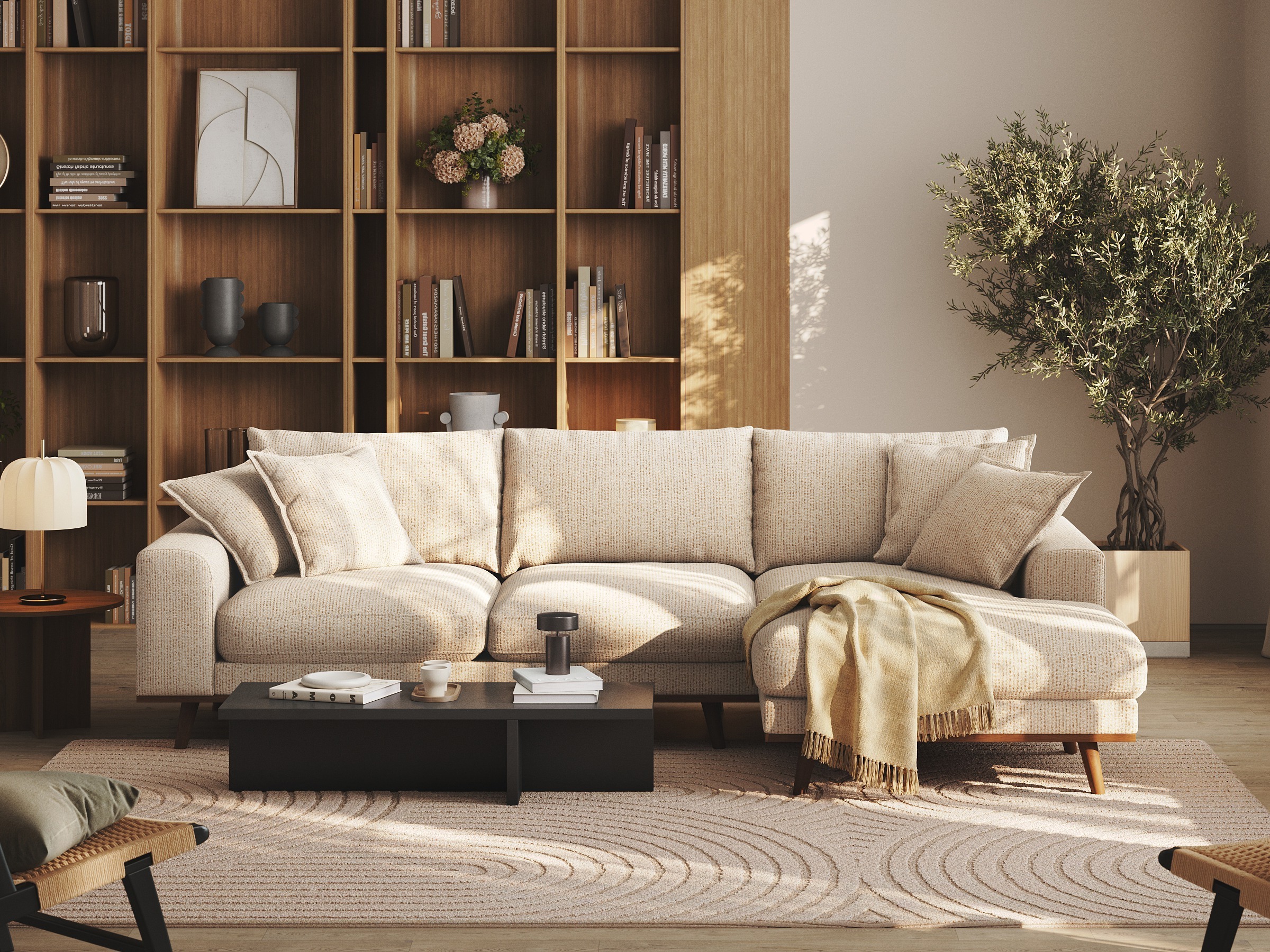 Угловой диван Seattle 216 (Silencio 06)