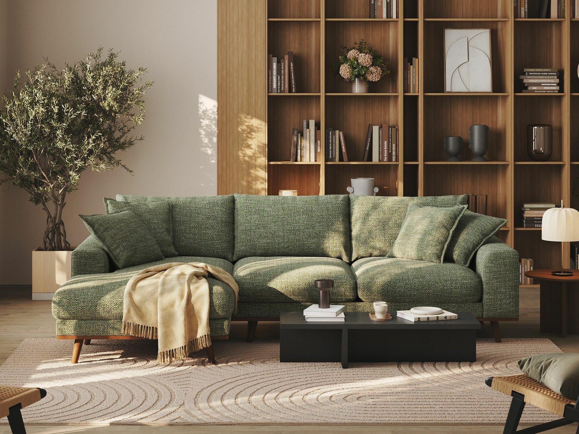 Угловой диван Seattle 216 (Silencio 34)