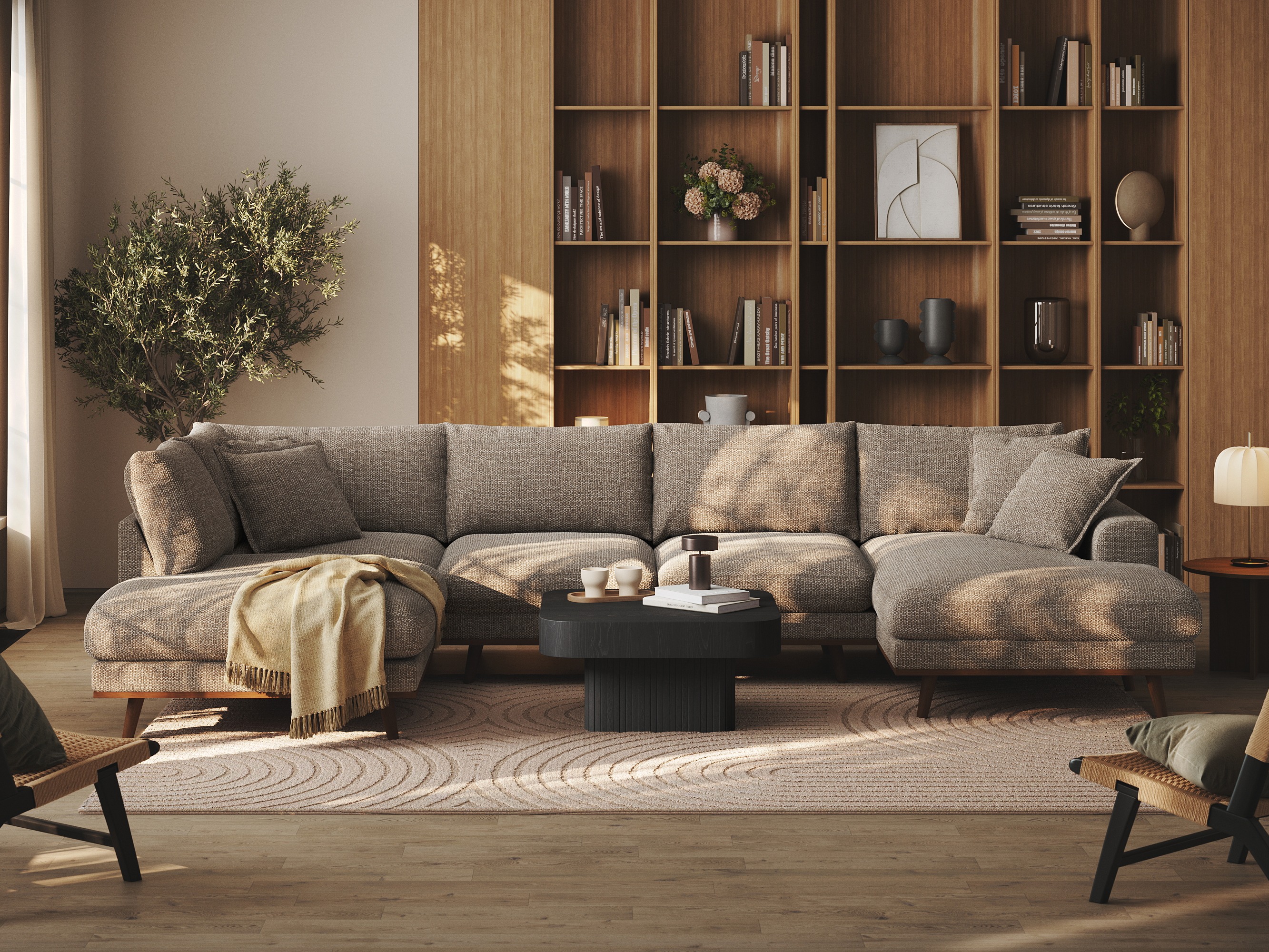 Stūra dīvāns Seattle 217 (Silencio 19)