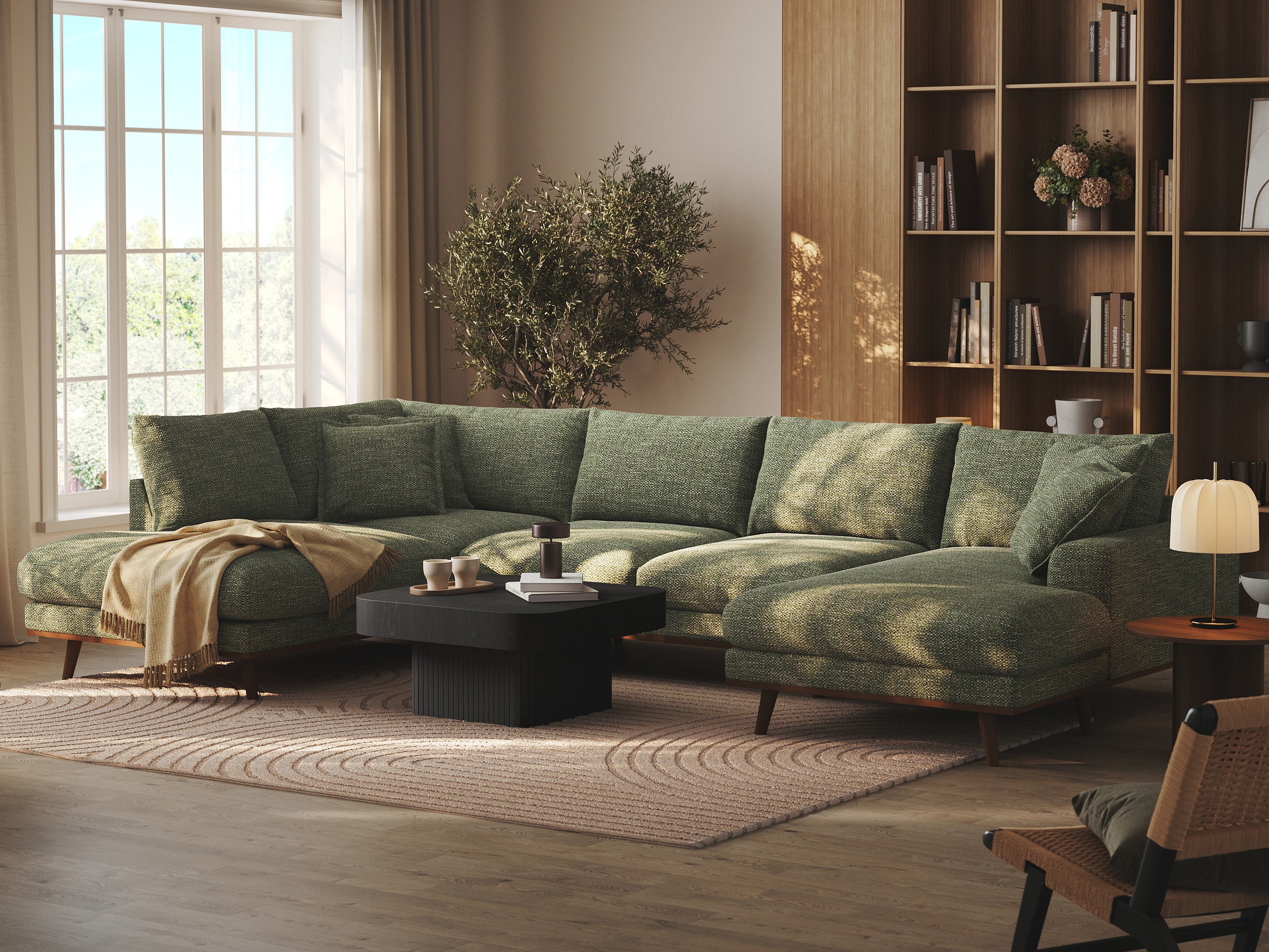 Stūra dīvāns Seattle 217 (Silencio 34)