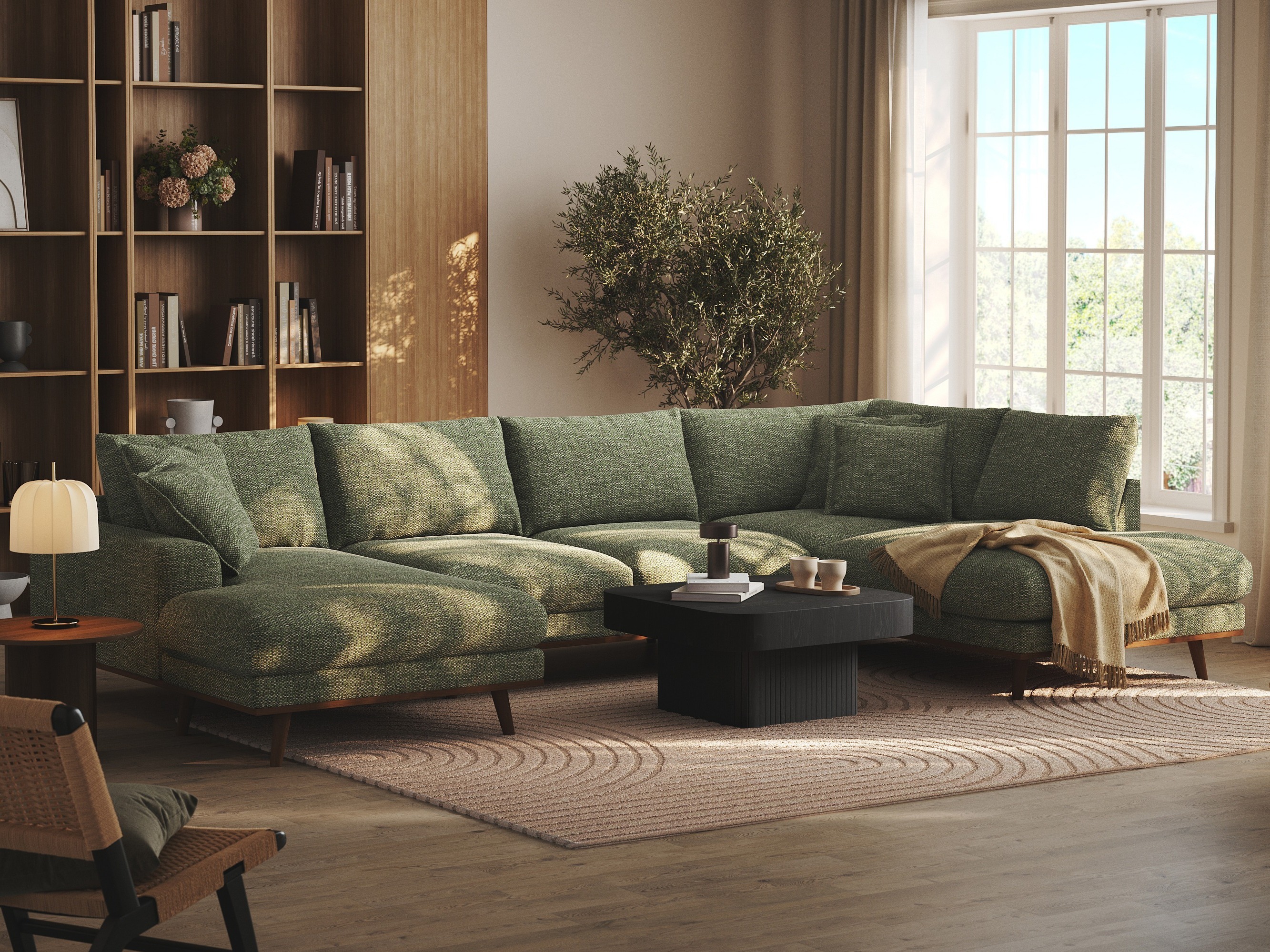 Stūra dīvāns Seattle 217 (Silencio 34)