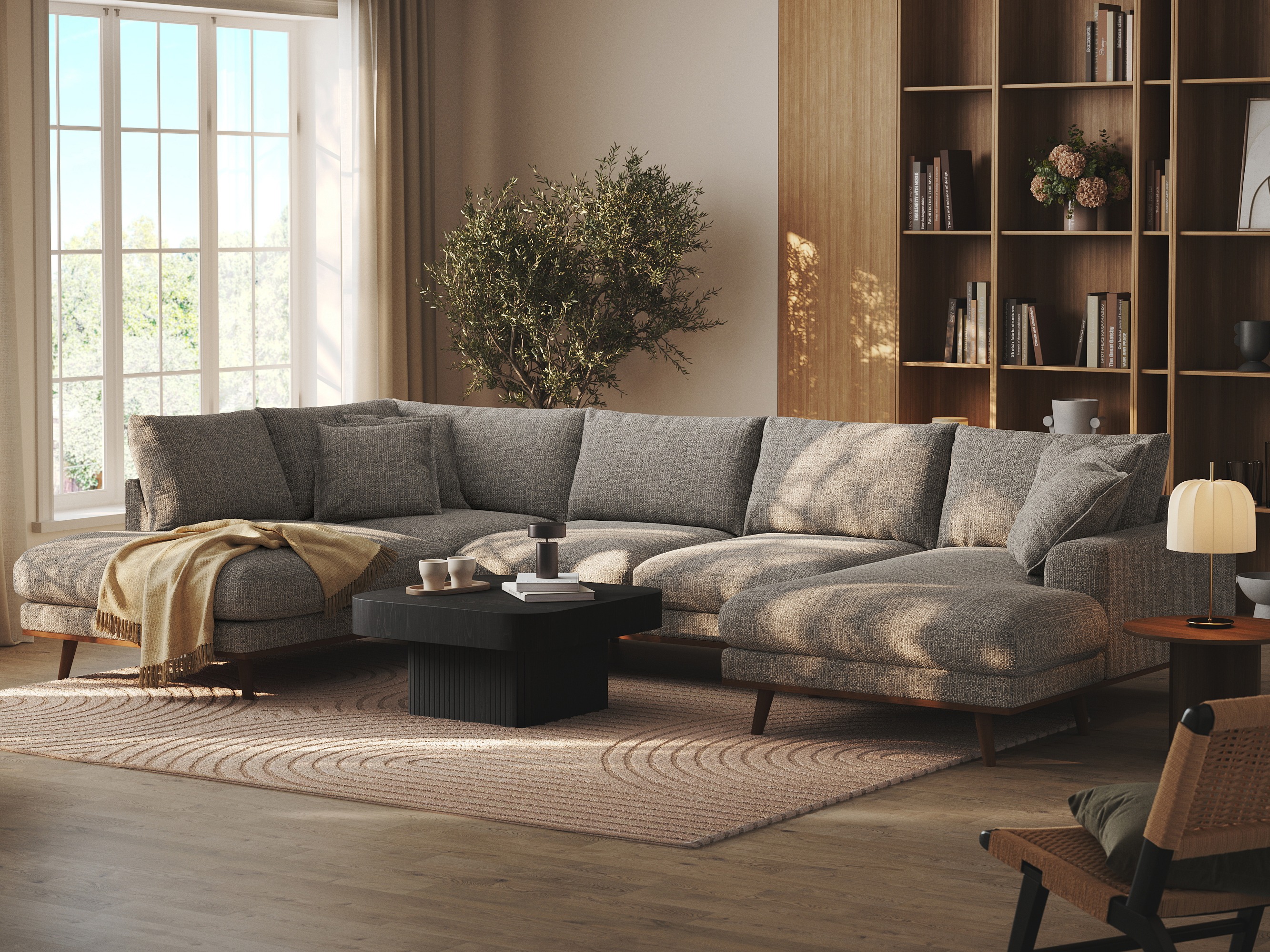 Stūra dīvāns Seattle 217 (Silencio 86)