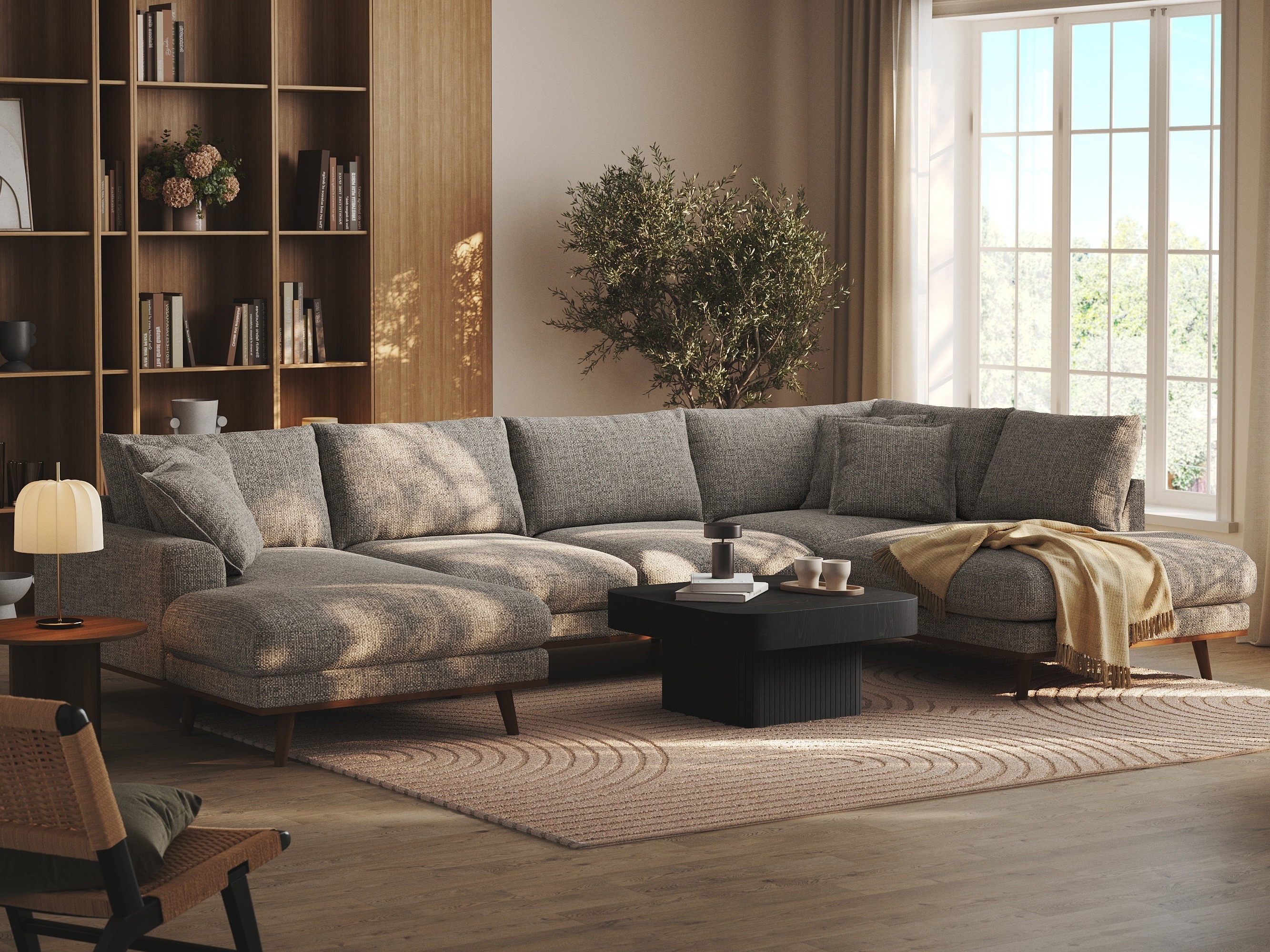 Stūra dīvāns Seattle 217 (Silencio 86)