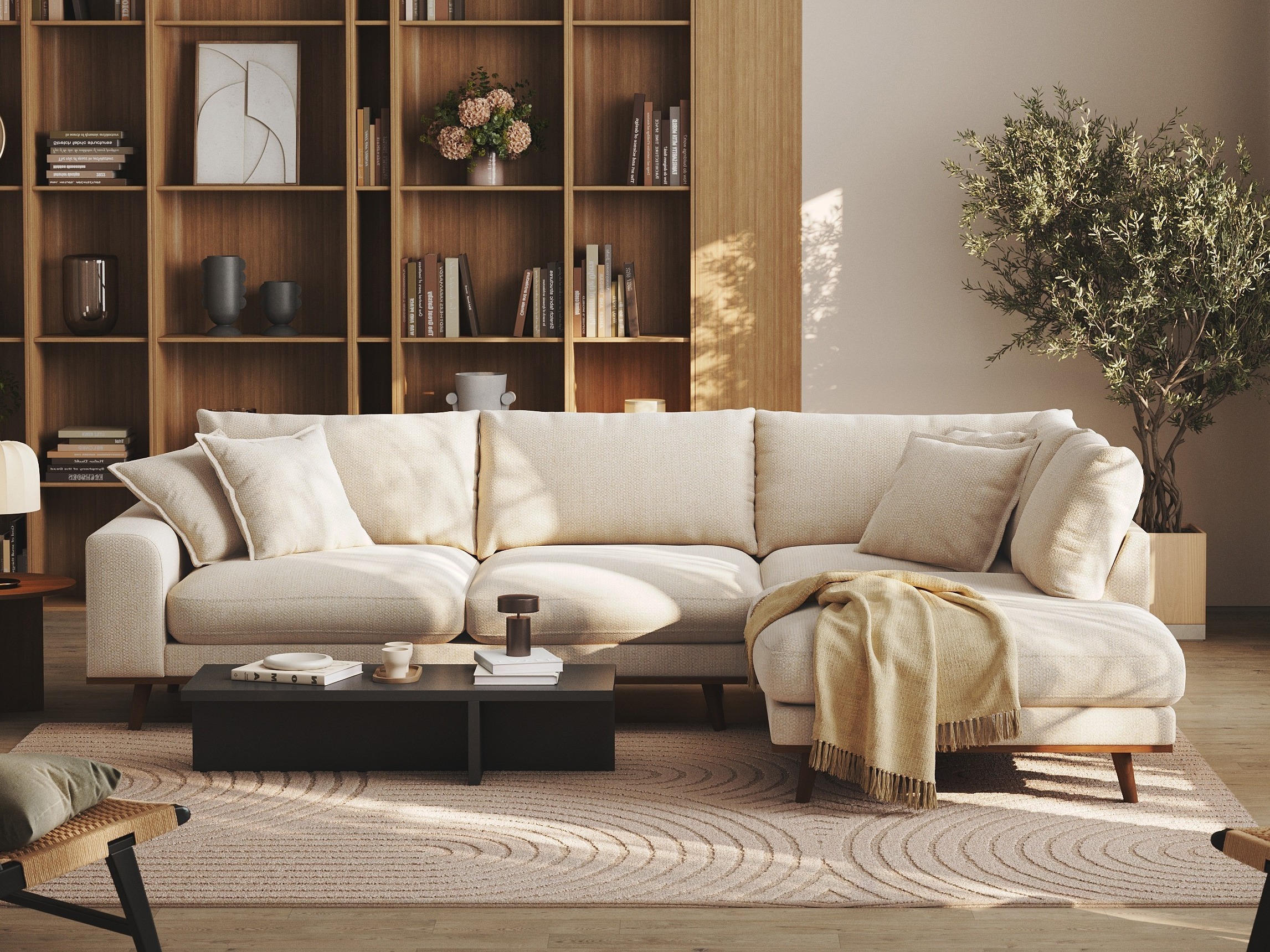 Stūra dīvāns Seattle 218 (Silencio 03)