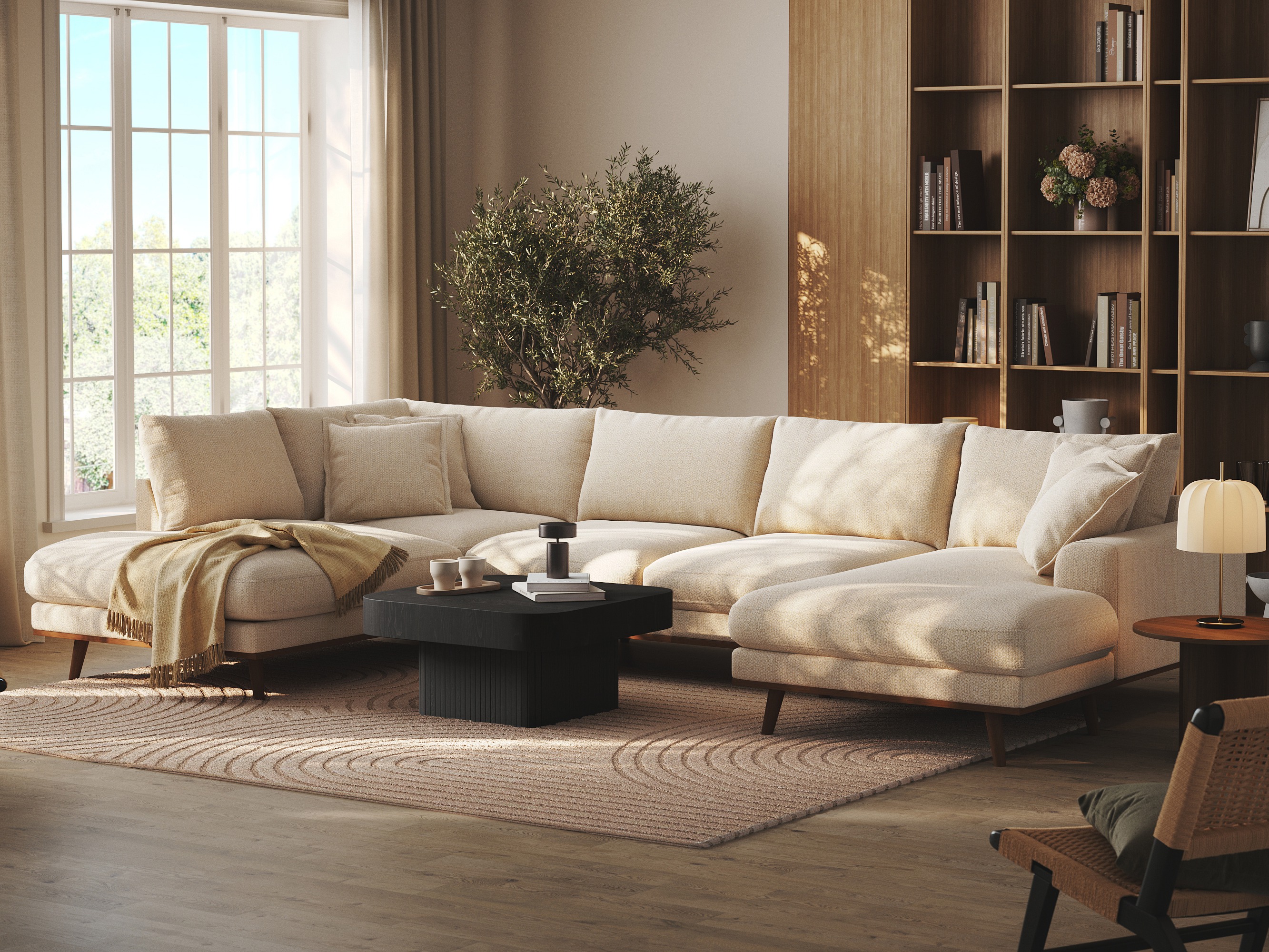 Угловой диван Seattle 217 (Silencio 03)