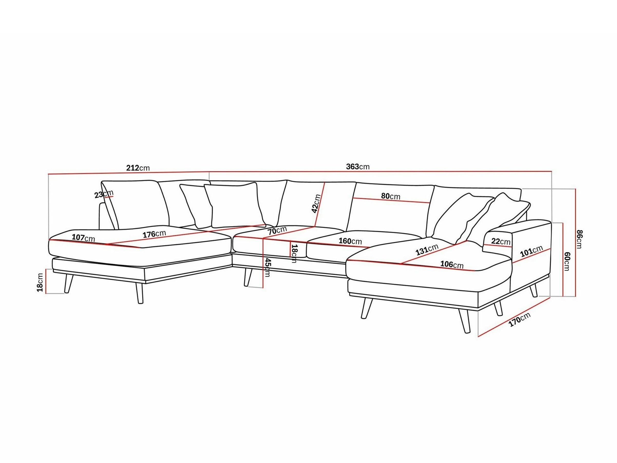 Угловой диван Seattle 217 (Silencio 03)