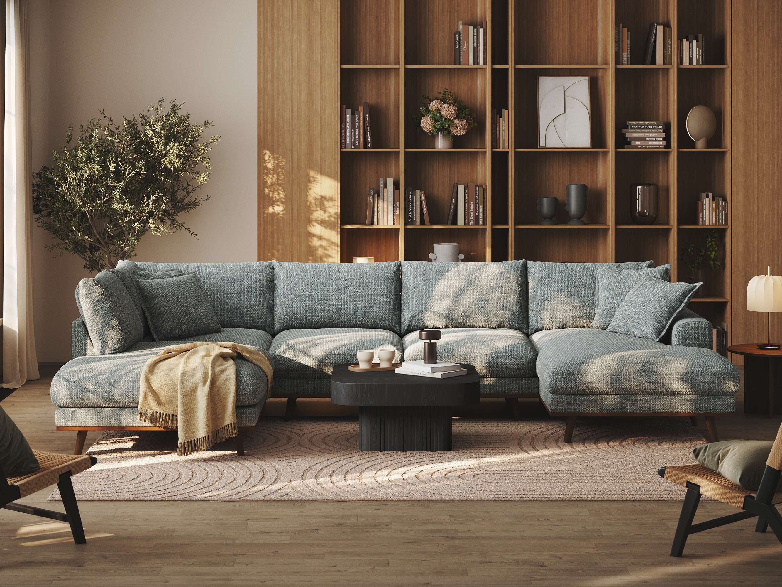 Угловой диван Seattle 217 (Silencio 72)