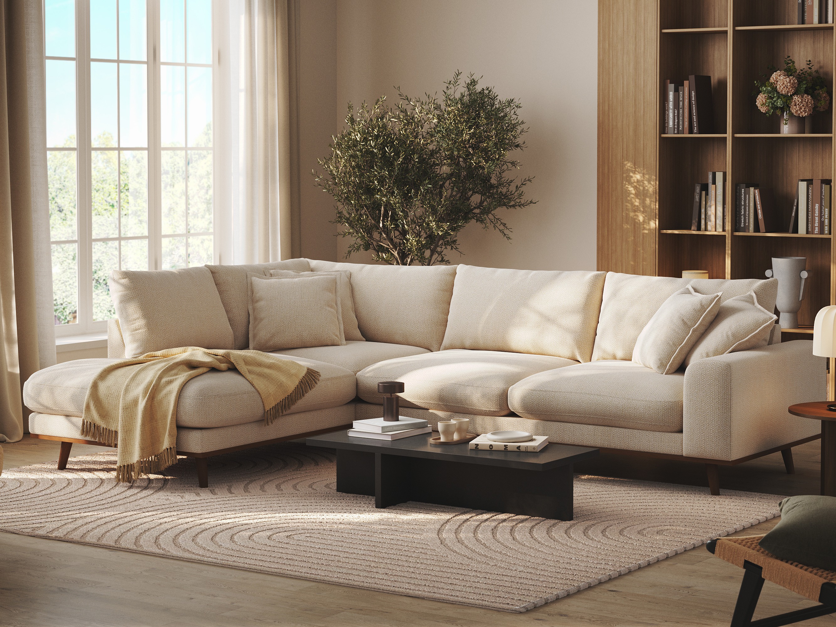 Угловой диван Seattle 218 (Silencio 03)