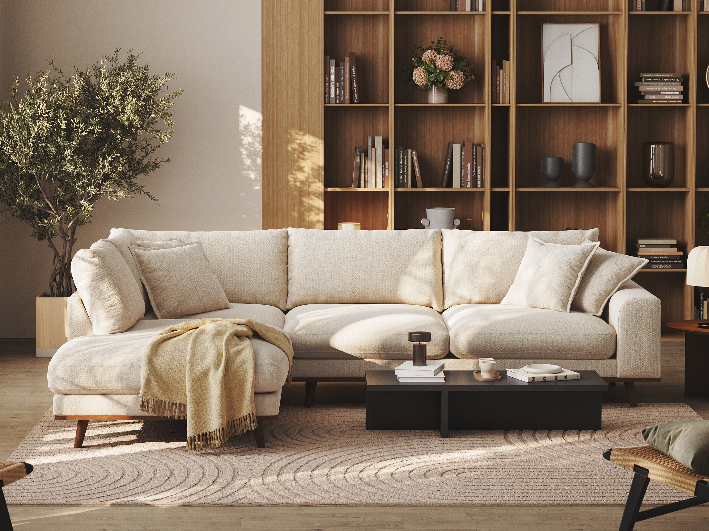 Угловой диван Seattle 218 (Silencio 03)